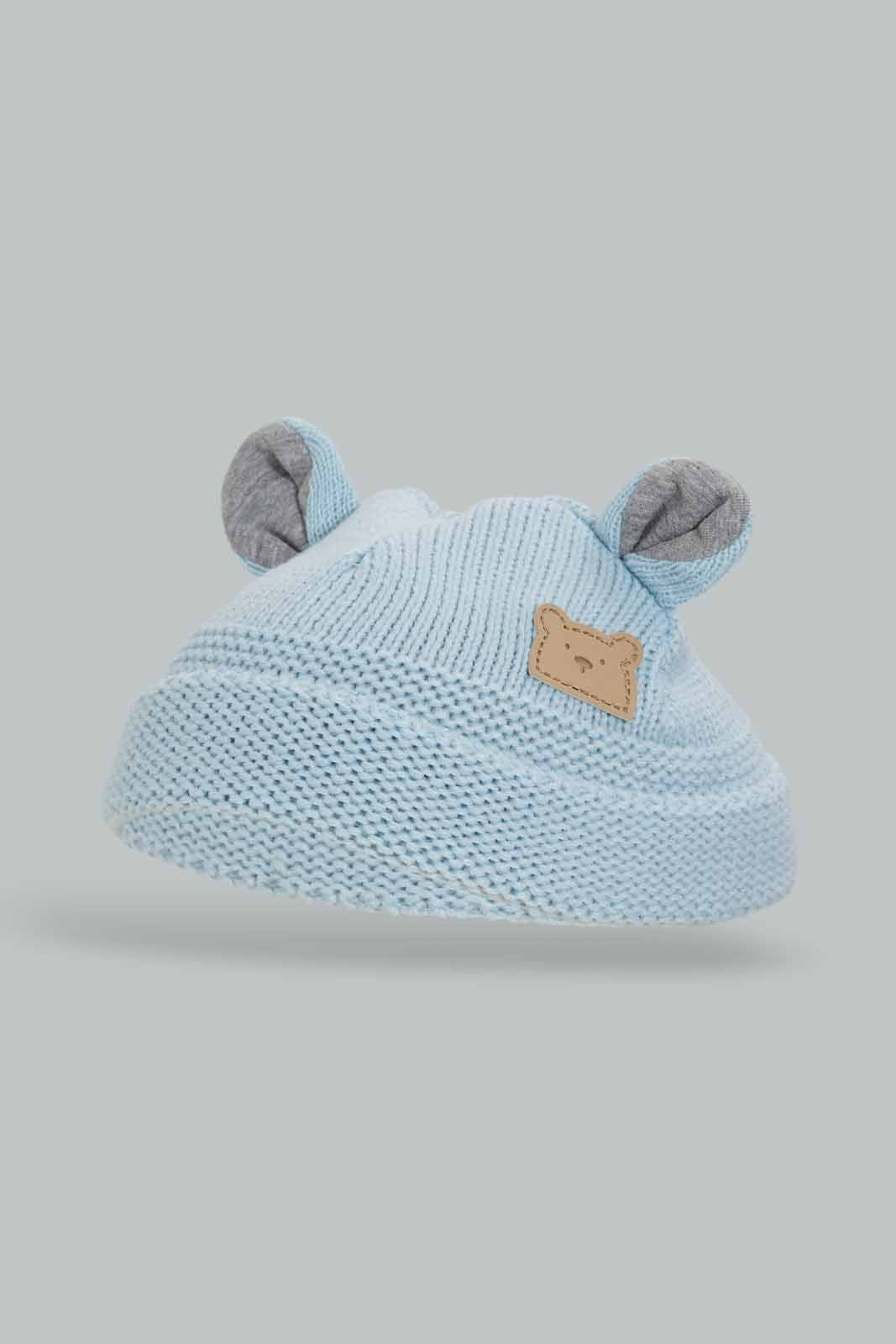 Redtag-Assorted-Blue-And-Grey-Set-Of-2-Knitted-Cap-BOY-Knitted-Accessories,-Category:Knitted-Accessories,-Colour:Assorted,-Filter:Boys-Accessories,-New-In,-New-In-BOY-ACC,-Non-Sale,-Section:Boys-(0-to-14Yrs),-W22B-Boys-