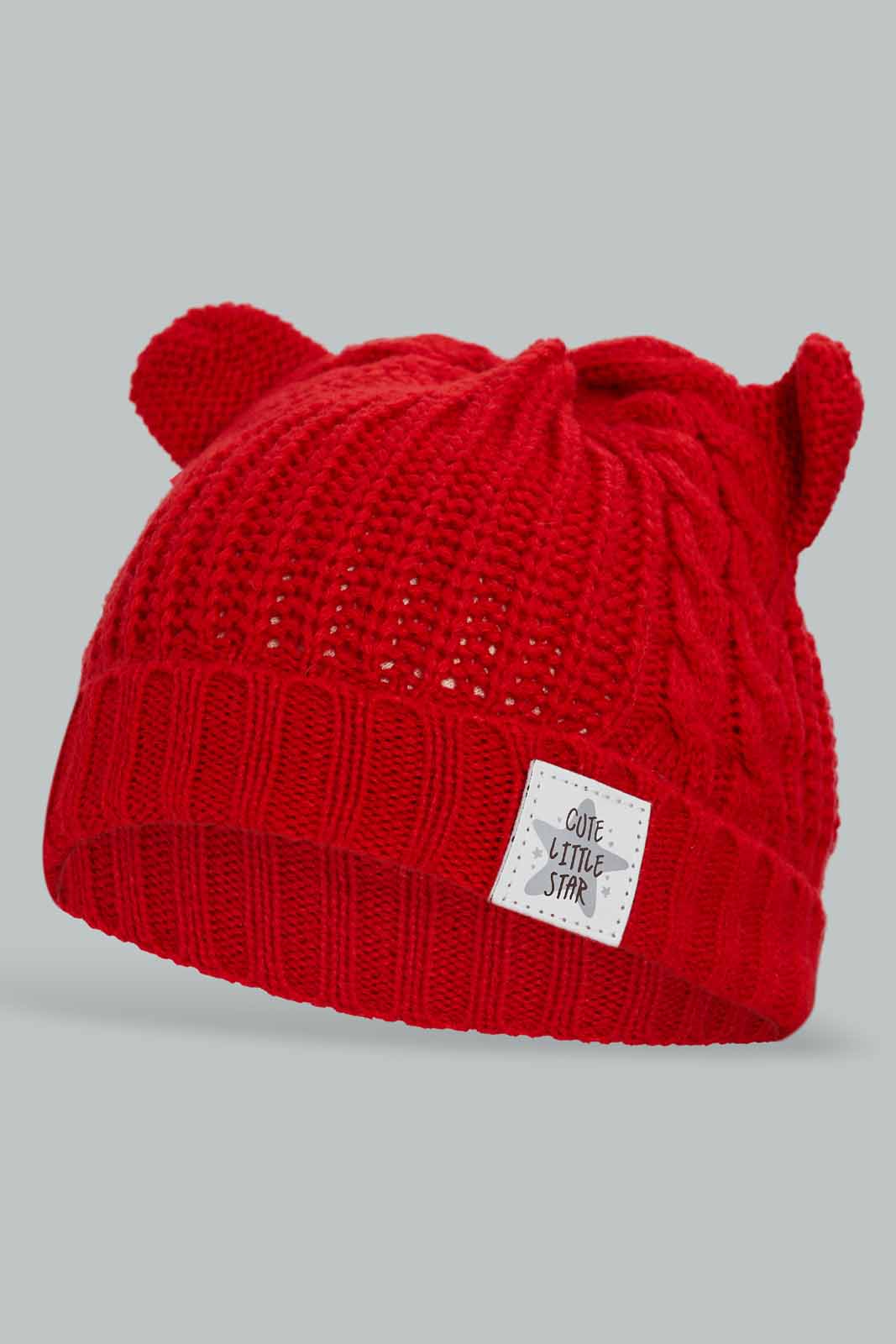 Redtag-Assorted-Black-And-Red-Cap-Set-Of-2-Knitted-Cap-BOY-Knitted-Accessories,-Category:Knitted-Accessories,-Colour:Assorted,-Filter:Boys-Accessories,-New-In,-New-In-BOY-ACC,-Non-Sale,-Section:Boys-(0-to-14Yrs),-W22A-Boys-