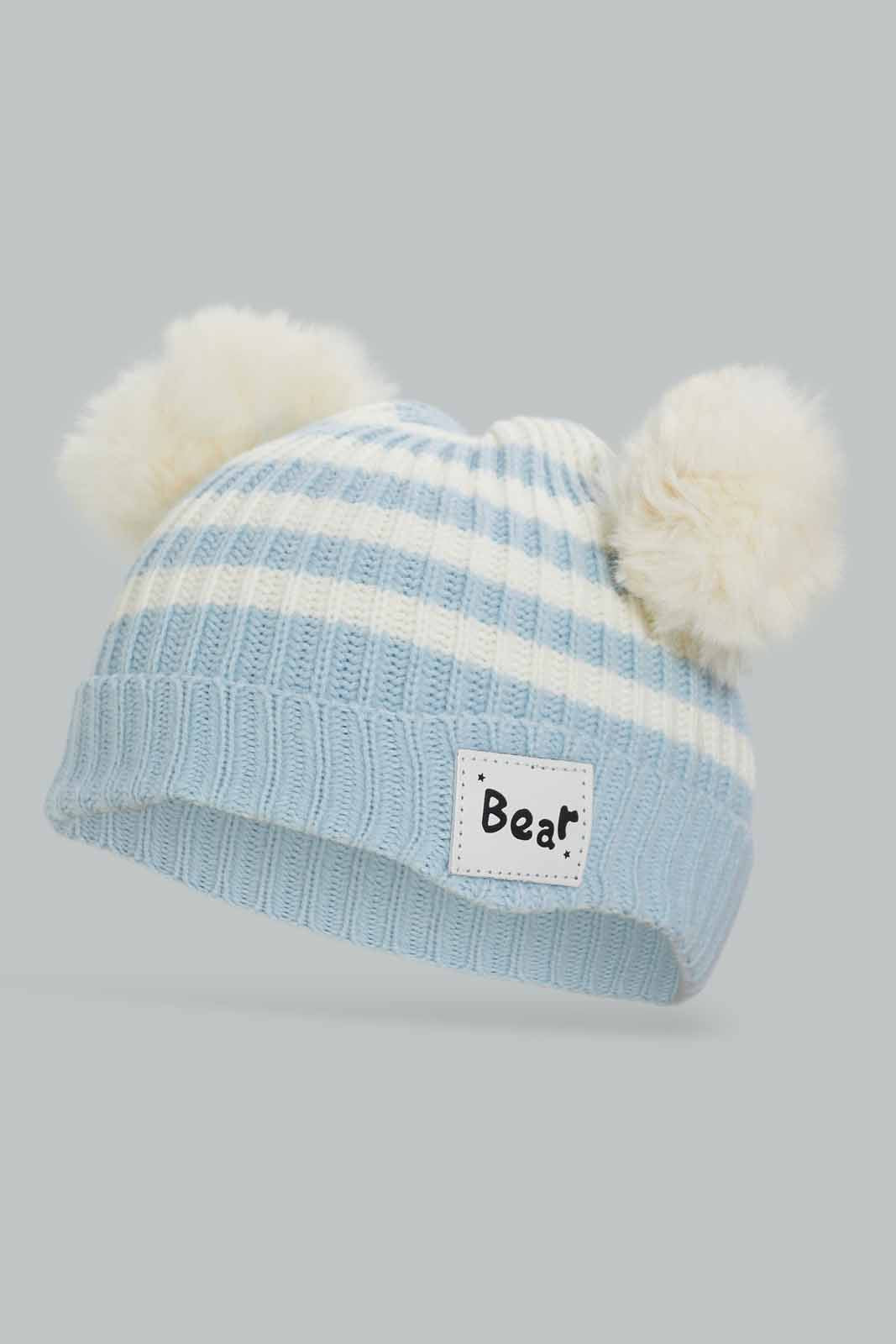 Redtag-Assorted-Grey-And-Blue-Set-Of-2-Knitted-Cap-BOY-Knitted-Accessories,-Category:Knitted-Accessories,-Colour:Assorted,-Filter:Boys-Accessories,-New-In,-New-In-BOY-ACC,-Non-Sale,-Section:Boys-(0-to-14Yrs),-W22A-Boys-