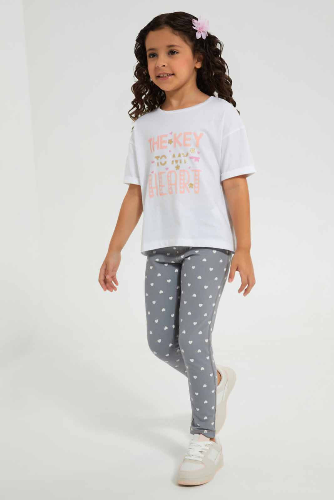 Redtag-Pink-Basic-Jegging-Category:Jeans,-Colour:Apricot,-Deals:New-In,-Filter:Girls-(2-to-8-Yrs),-GIR-Jeans,-New-In-GIR-APL,-Non-Sale,-Section:Girls-(0-to-14Yrs),-W22O-Girls-2 to 8 Years