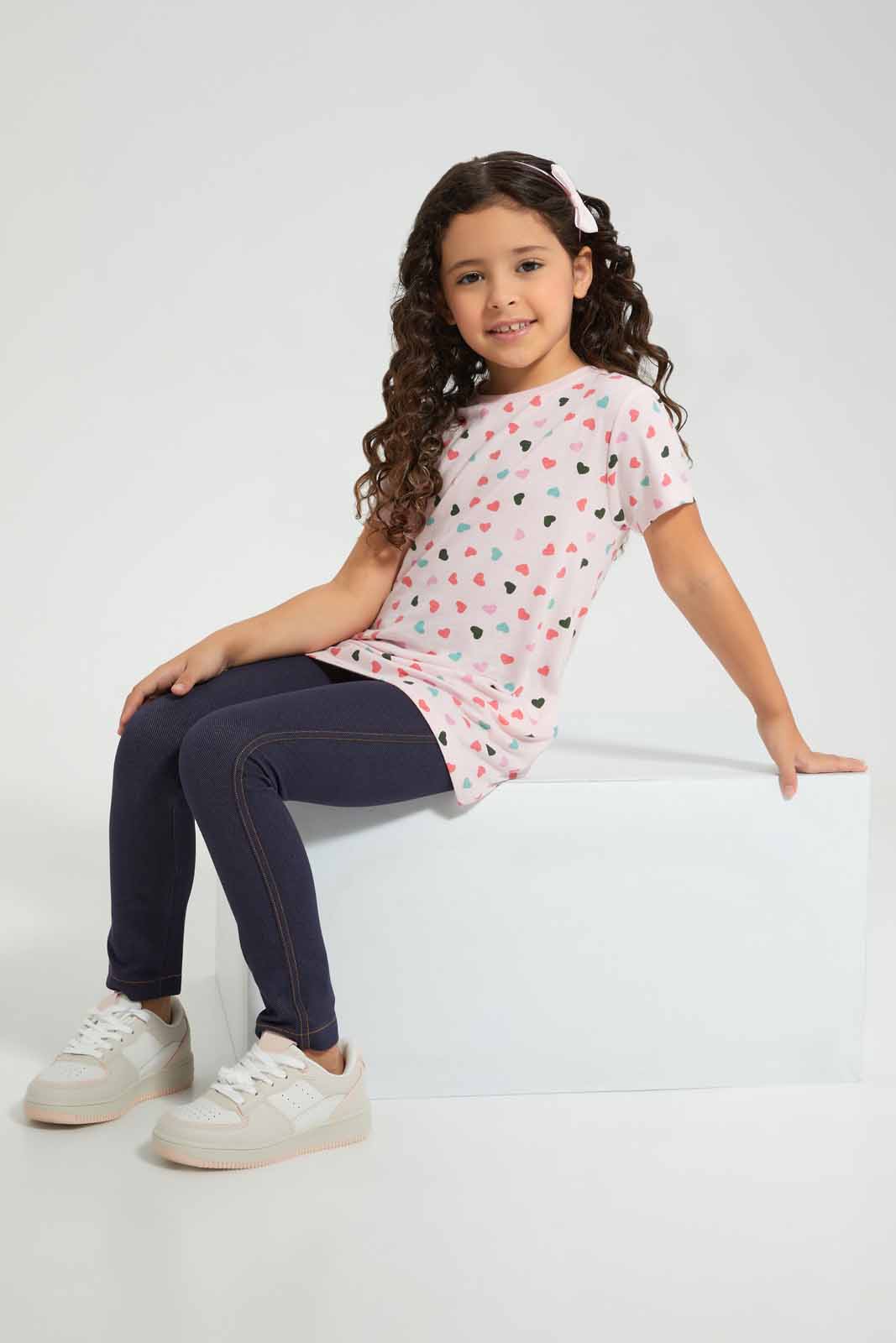 Redtag-Navy-Basic-Jegging-Category:Jeans,-Colour:Navy,-Deals:New-In,-Filter:Girls-(2-to-8-Yrs),-GIR-Jeans,-New-In-GIR-APL,-Non-Sale,-Section:Girls-(0-to-14Yrs),-W22O-Girls-2 to 8 Years