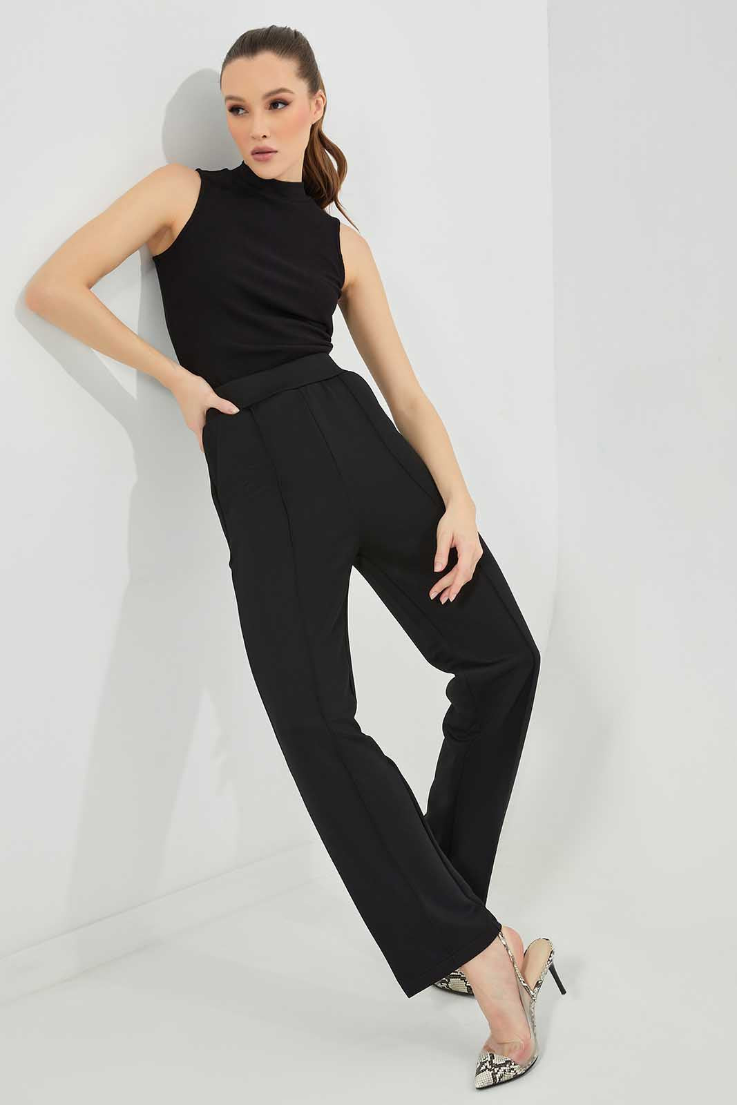 Redtag-Black-High-Neck-Top-Category:Tops,-Colour:Black,-Deals:New-In,-Filter:Women's-Clothing,-LDC,-LDC-Tops,-New-In-LDC-APL,-Non-Sale,-Section:Women,-TBL,-W22A-Women's-