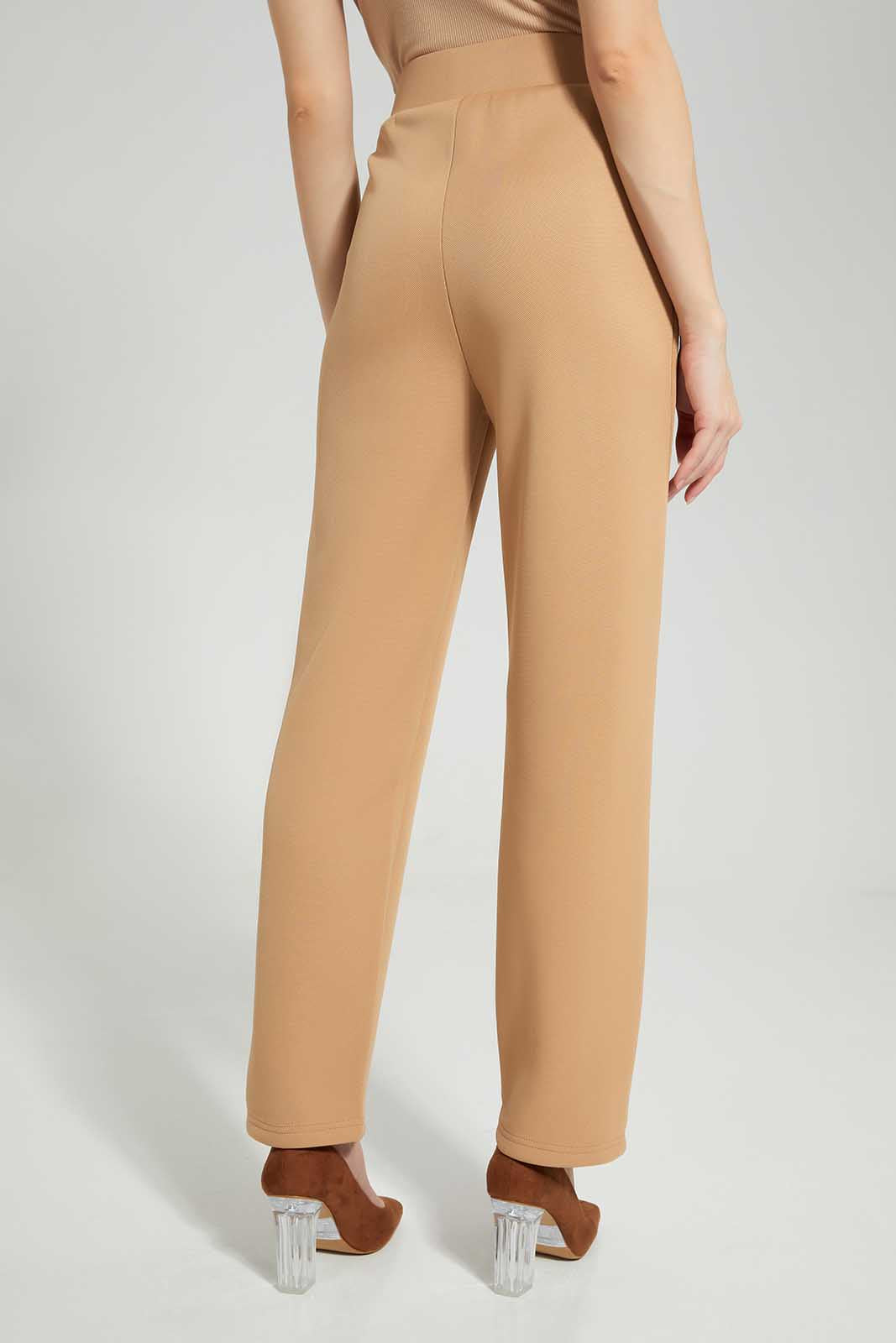 Redtag-Beige-Straight-Pants-Category:Trousers,-Colour:Beige,-Deals:New-In,-Filter:Women's-Clothing,-LDC,-LDC-Trousers,-New-In-LDC-APL,-Non-Sale,-Section:Women,-TBL,-W22A-Women's-