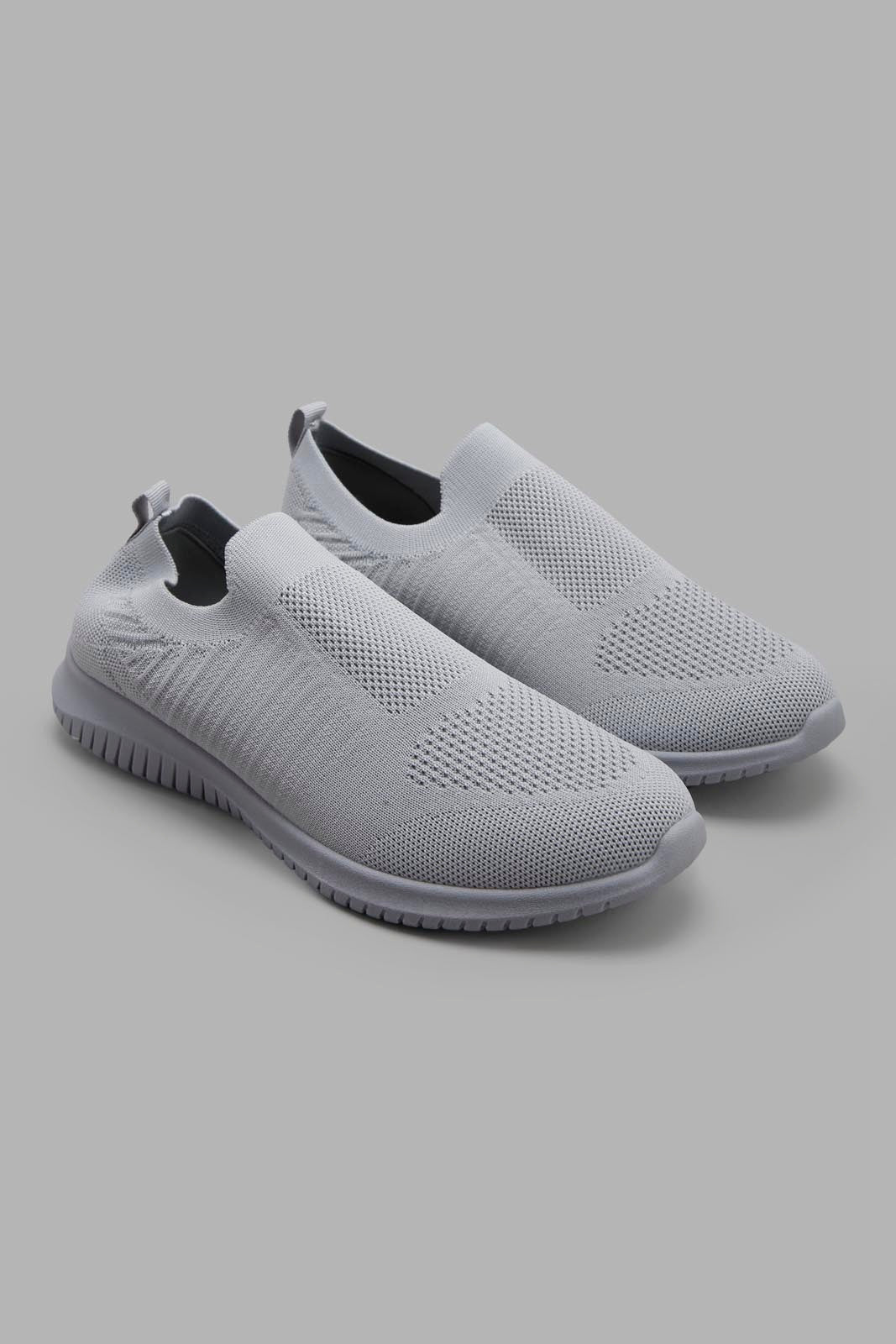 Redtag-Grey-Clasic-Slip-On-Trainer-Category:Trainers,-Colour:Grey,-Deals:New-In,-Filter:Women's-Footwear,-New-In-Women-FOO,-Non-Sale,-Section:Women,-W22A,-Women-Trainers-Women's-
