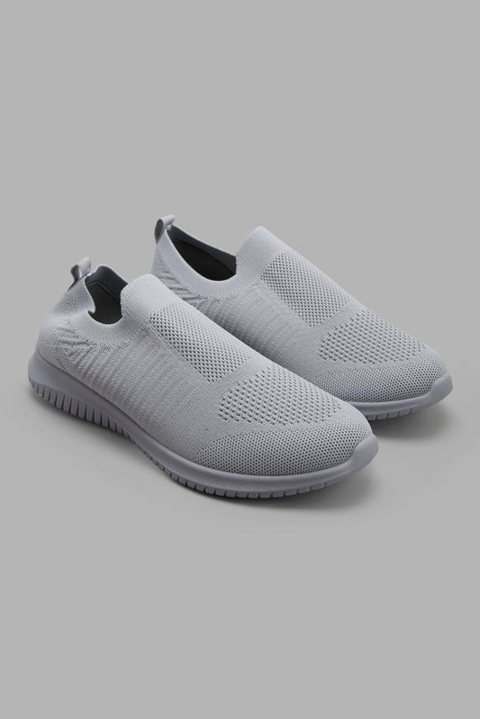 Redtag-Grey-Clasic-Slip-On-Trainer-Category:Trainers,-Colour:Grey,-Deals:New-In,-Filter:Women's-Footwear,-New-In-Women-FOO,-Non-Sale,-Section:Women,-W22A,-Women-Trainers-Women's-