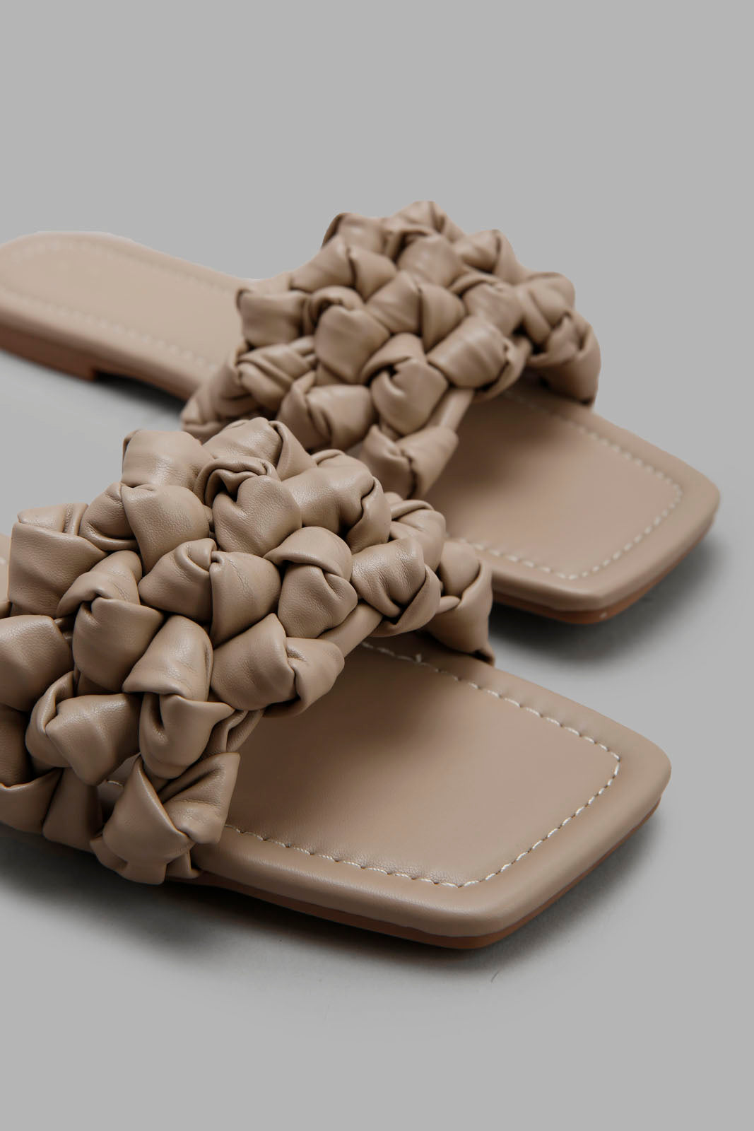 Redtag-Taupe-Knot-Mule-Category:Sandals,-Colour:Taupe,-Deals:New-In,-Filter:Women's-Footwear,-New-In-Women-FOO,-Non-Sale,-Section:Women,-W22B,-Women-Sandals-Women's-