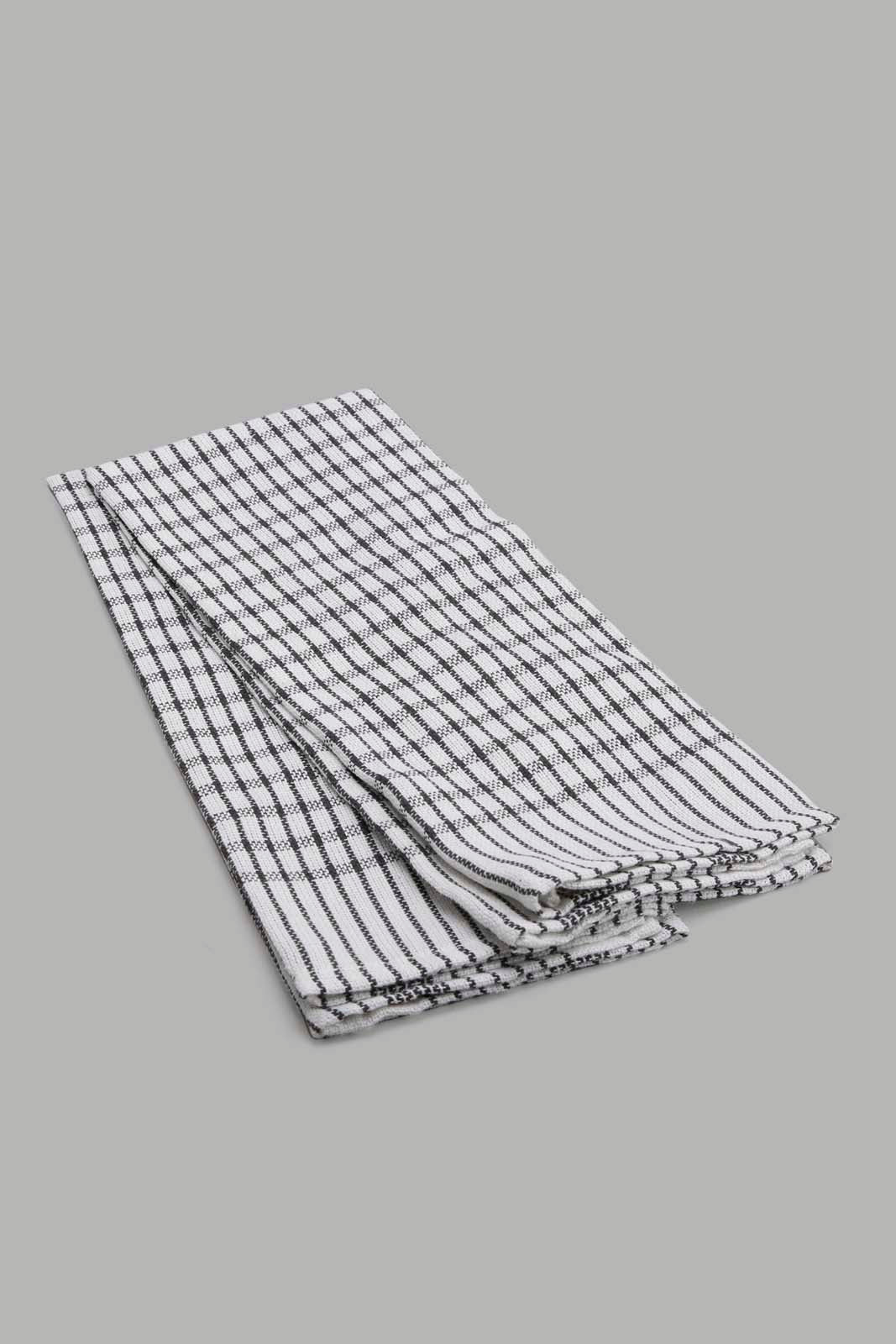 Redtag-Grey-Kitched-Towel-Set-(4-Piece)-Category:Towels,-Colour:Grey,-Deals:New-In,-Filter:Home-Dining,-HMW-DIN-Kitchen-Accessories,-New-In-HMW-DIN,-Non-Sale,-Section:Homewares,-W22A-Home-Dining-