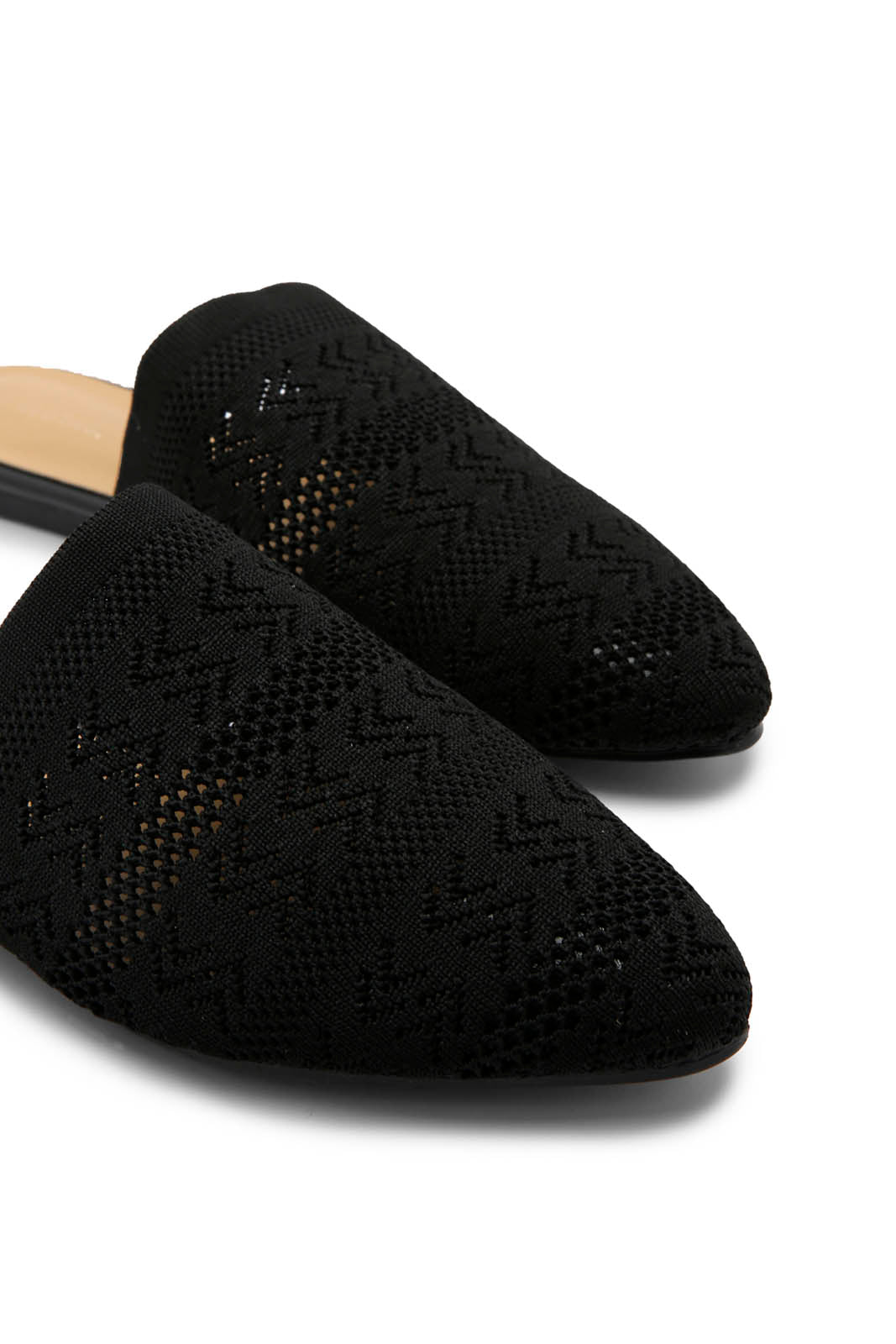 Redtag-Black-Knit-Mule-Category:Shoes,-Colour:Black,-Deals:New-In,-Dept:Ladieswear,-Filter:Women's-Footwear,-New-In-Women-FOO,-Non-Sale,-Section:Women,-W22B,-Women-Shoes-Women's-
