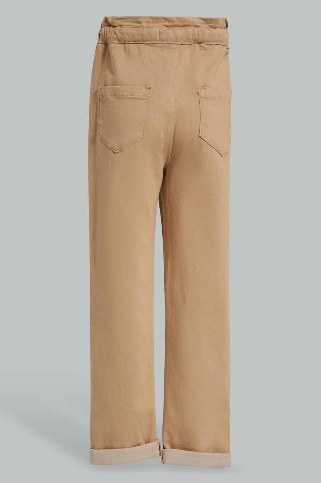 Redtag-Beige-Trouser-Category:Trousers,-Colour:Beige,-Deals:New-In,-Filter:Girls-(2-to-8-Yrs),-GIR-Trousers,-New-In-GIR-APL,-Non-Sale,-Section:Girls-(0-to-14Yrs),-W22O-Girls-