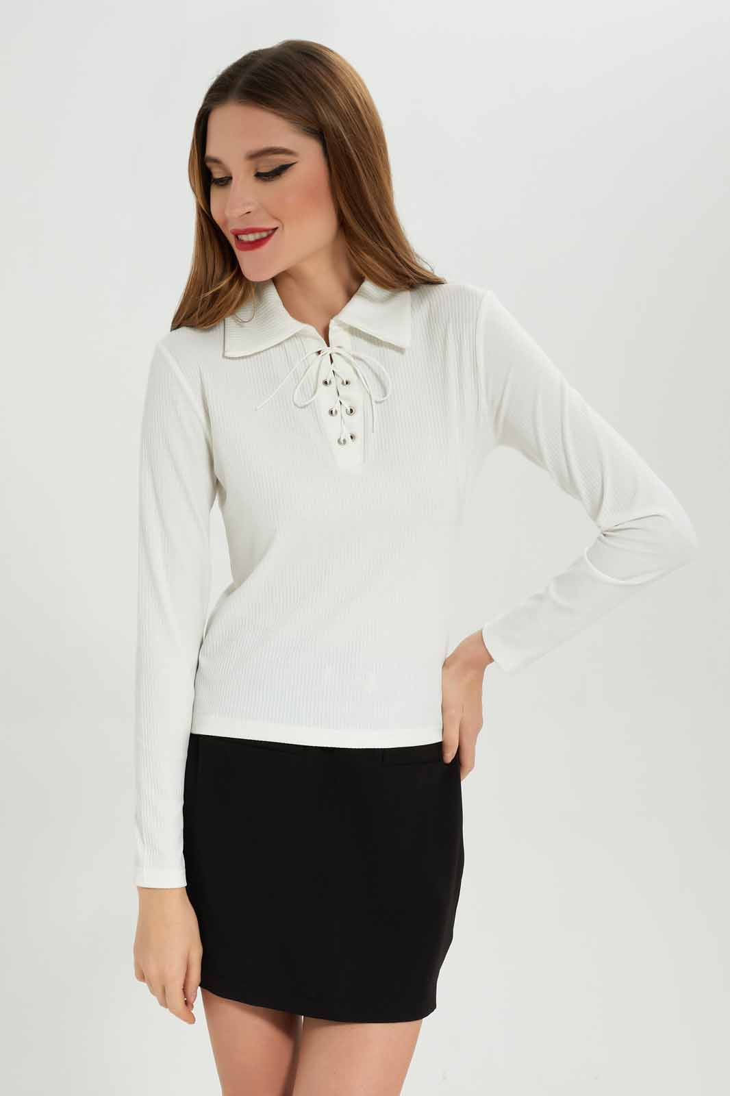 Redtag-Assorted-Collared-Neck-Longsleeve-Top-Category:Tops,-Colour:Assorted,-Deals:New-In,-Dept:Ladieswear,-Filter:Women's-Clothing,-LEC,-LEC-Tops,-New-In-LEC-APL,-Non-Sale,-S23A,-Section:Women-Women's-