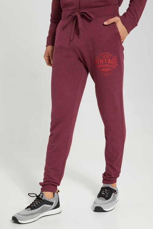 Redtag-Burgundy-Jog-Pant-Category:Joggers,-Colour:Burgundy,-Deals:New-In,-Filter:Men's-Clothing,-Men-Joggers,-New-In-Men-APL,-Non-Sale,-Section:Men,-TBL,-W22A-Men's-