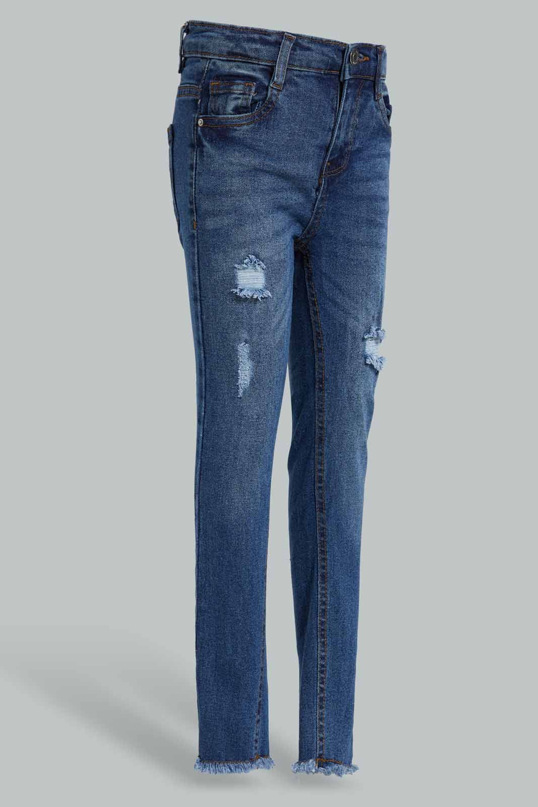 Redtag-Light-Wash-Straight-Fit-Jeans-Category:Jeans,-Colour:Light-Wash,-Deals:New-In,-Filter:Girls-(2-to-8-Yrs),-FIT-WALL-(FTW),-GIR-Jeans,-New-In-GIR-APL,-Non-Sale,-Section:Girls-(0-to-14Yrs),-W22O-Girls-