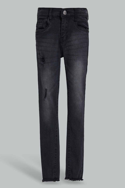 Redtag-Black-Straight-Fit-Jeans-Category:Jeans,-Colour:Black,-Deals:New-In,-Filter:Girls-(2-to-8-Yrs),-FIT-WALL-(FTW),-GIR-Jeans,-New-In-GIR-APL,-Non-Sale,-Section:Girls-(0-to-14Yrs),-W22O-Girls-