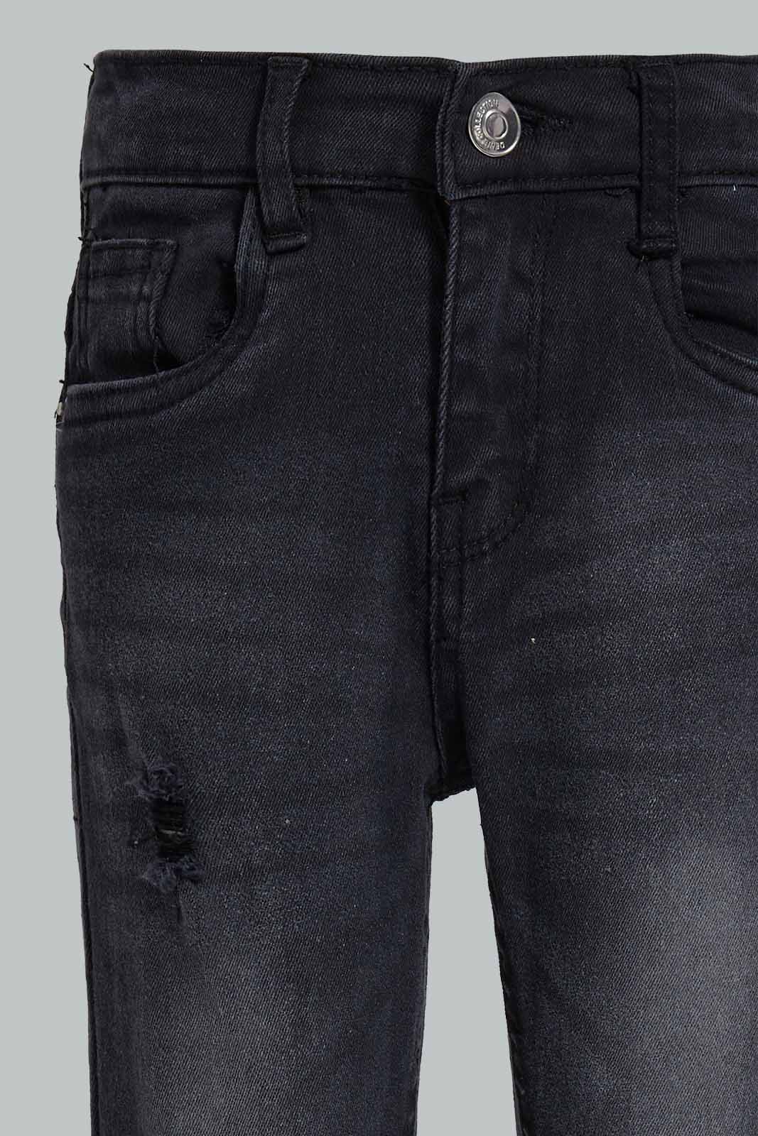 Redtag-Black-Straight-Fit-Jeans-Category:Jeans,-Colour:Black,-Deals:New-In,-Filter:Girls-(2-to-8-Yrs),-FIT-WALL-(FTW),-GIR-Jeans,-New-In-GIR-APL,-Non-Sale,-Section:Girls-(0-to-14Yrs),-W22O-Girls-