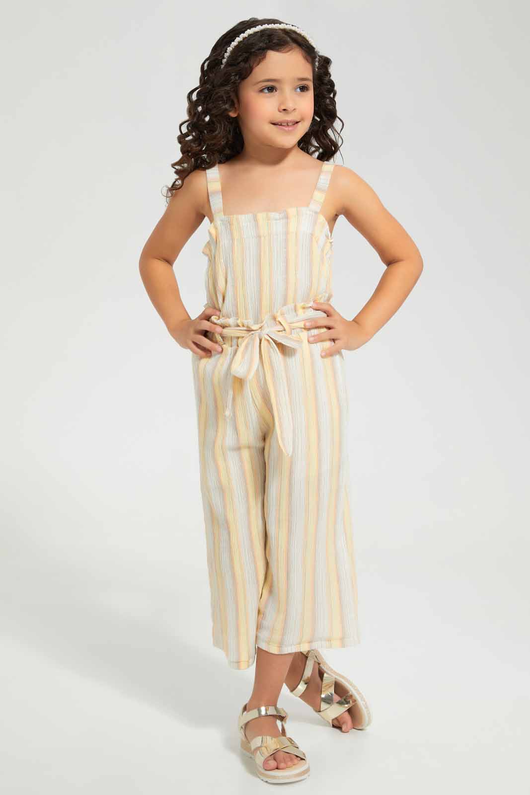Redtag-Assorted-Stripe-Lurex-Blouse-Category:Blouses,-Colour:Assorted,-Deals:New-In,-Filter:Girls-(2-to-8-Yrs),-GIR-Blouses,-New-In-GIR-APL,-Non-Sale,-Section:Girls-(0-to-14Yrs),-W22O-Girls-2 to 8 Years