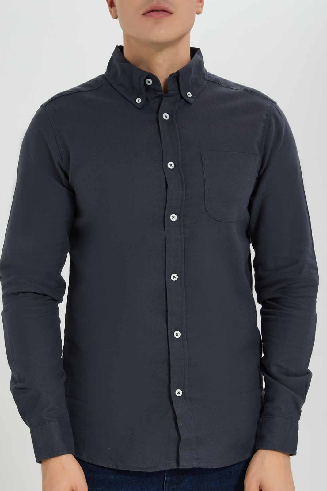 Redtag-Grey-Flannel-Shirt-Category:Shirts,-Colour:Grey,-Deals:New-In,-Filter:Men's-Clothing,-Men-Shirts,-New-In-Men-APL,-Non-Sale,-Section:Men,-TBL,-W22B-Men's-