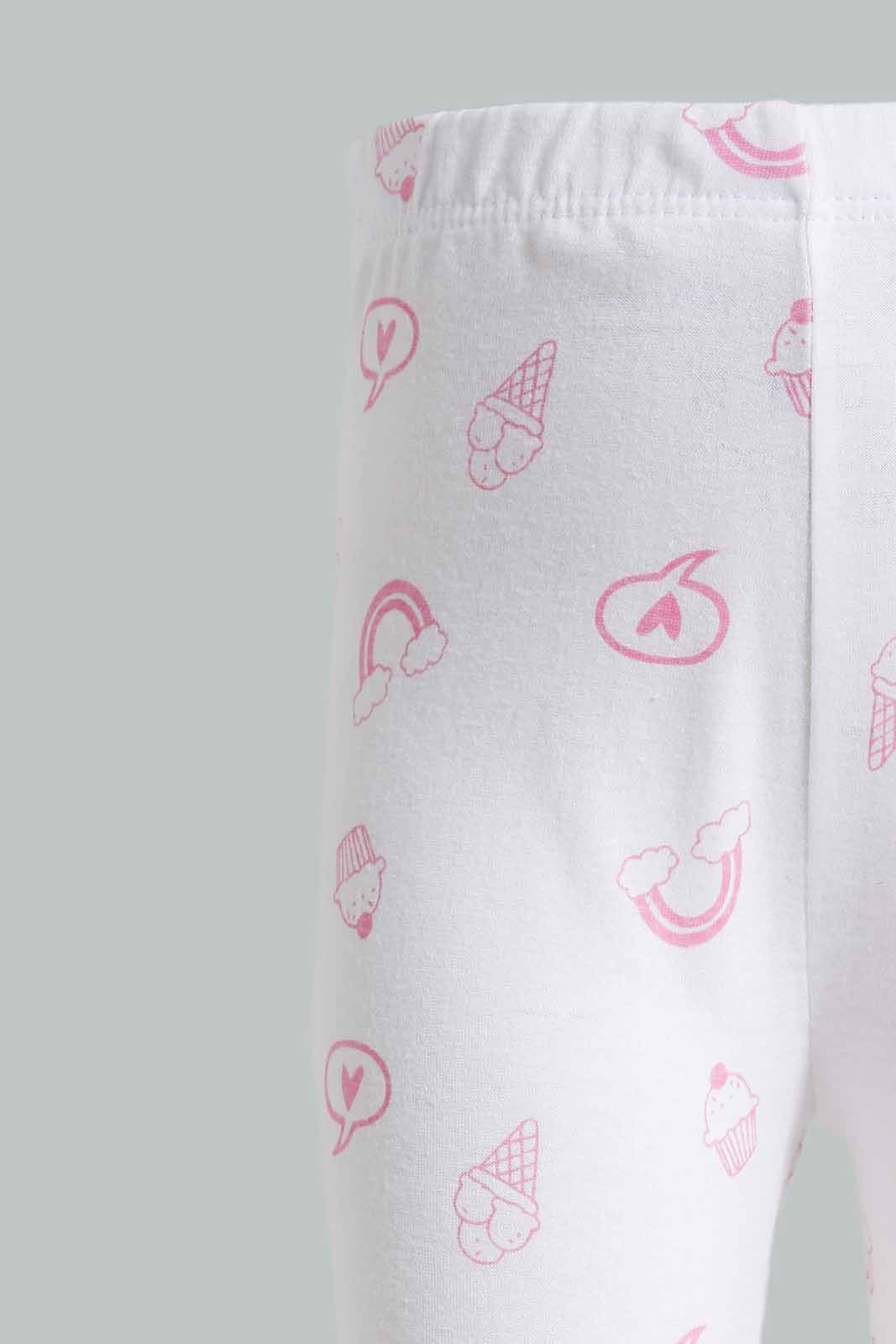 Redtag-Multi-Colour-2Pack-Pyjama-Set-Category:Pyjama-Sets,-Colour:Assorted,-Deals:New-In,-Filter:Infant-Girls-(3-to-24-Mths),-ING-Pyjama-Sets,-New-In-ING-APL,-Non-Sale,-Section:Girls-(0-to-14Yrs),-W22O-Infant-Girls-3 to 24 Months