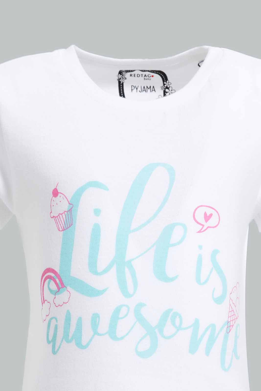 Redtag-Multi-Colour-2Pack-Pyjama-Set-Category:Pyjama-Sets,-Colour:Assorted,-Deals:New-In,-Filter:Infant-Girls-(3-to-24-Mths),-ING-Pyjama-Sets,-New-In-ING-APL,-Non-Sale,-Section:Girls-(0-to-14Yrs),-W22O-Infant-Girls-3 to 24 Months