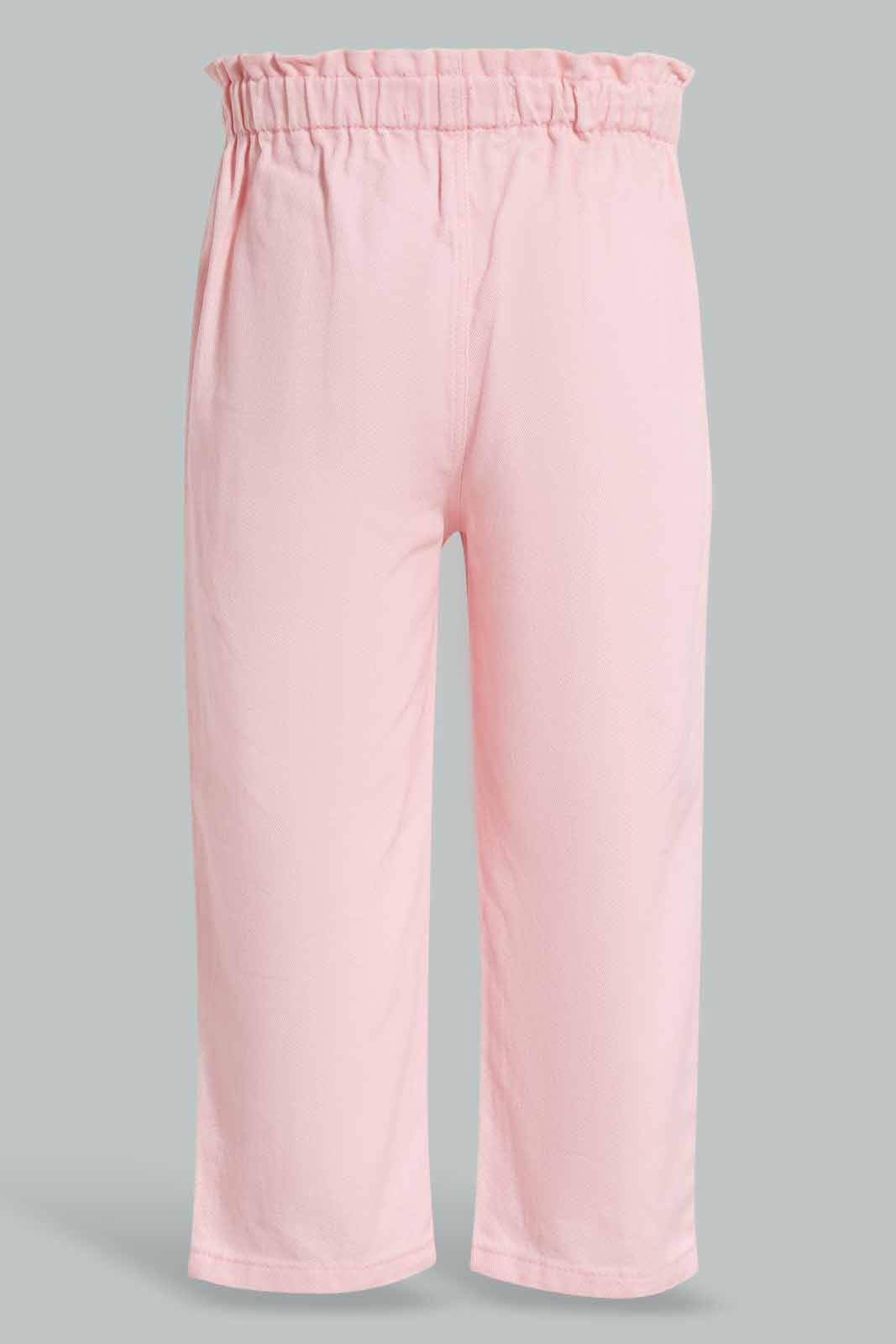 Redtag-Pink-Balloon-Trouser-Category:Trousers,-Colour:Apricot,-Deals:New-In,-Filter:Infant-Girls-(3-to-24-Mths),-ING-Trousers,-New-In-ING-APL,-Non-Sale,-Section:Girls-(0-to-14Yrs),-W22A-Infant-Girls-3 to 24 Months
