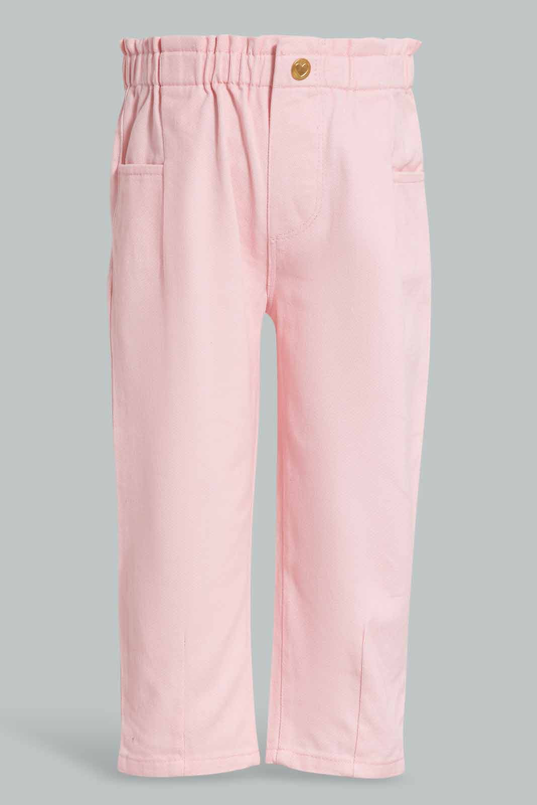 Redtag-Pink-Balloon-Trouser-Category:Trousers,-Colour:Apricot,-Deals:New-In,-Filter:Infant-Girls-(3-to-24-Mths),-ING-Trousers,-New-In-ING-APL,-Non-Sale,-Section:Girls-(0-to-14Yrs),-W22A-Infant-Girls-3 to 24 Months