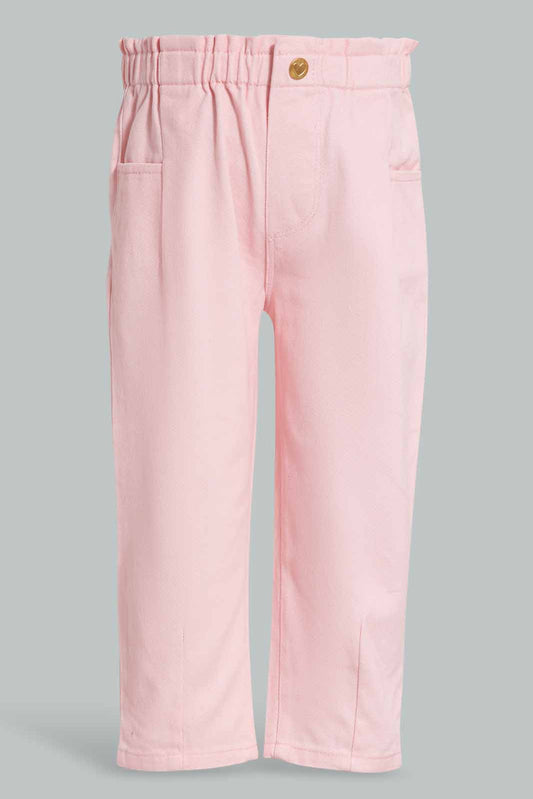 Redtag-Pink-Balloon-Trouser-Category:Trousers,-Colour:Apricot,-Deals:New-In,-Filter:Infant-Girls-(3-to-24-Mths),-ING-Trousers,-New-In-ING-APL,-Non-Sale,-Section:Girls-(0-to-14Yrs),-W22A-Infant-Girls-3 to 24 Months