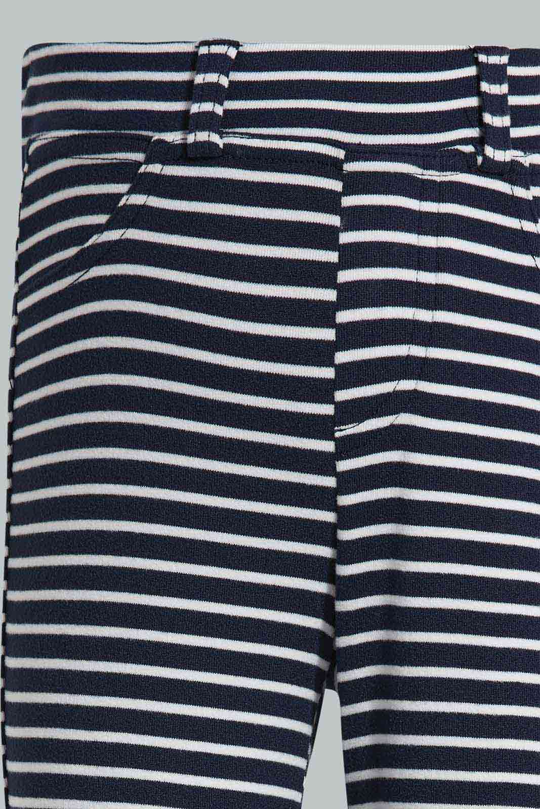 Redtag-Navy-Stripes-Jegging-Category:Jeggings,-Colour:Navy,-Deals:New-In,-Filter:Infant-Girls-(3-to-24-Mths),-ING-Jeggings,-New-In-ING-APL,-Non-Sale,-Section:Girls-(0-to-14Yrs),-W22O-Infant-Girls-3 to 24 Months