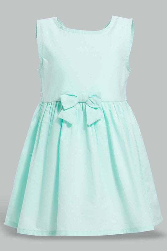 Redtag-Mint-Solid-Sleeveless-Dress-Category:Dresses,-Colour:Mint,-Deals:New-In,-Filter:Infant-Girls-(3-to-24-Mths),-ING-Dresses,-New-In-ING-APL,-Non-Sale,-Section:Girls-(0-to-14Yrs),-VLM,-W22O-Infant-Girls-3 to 24 Months
