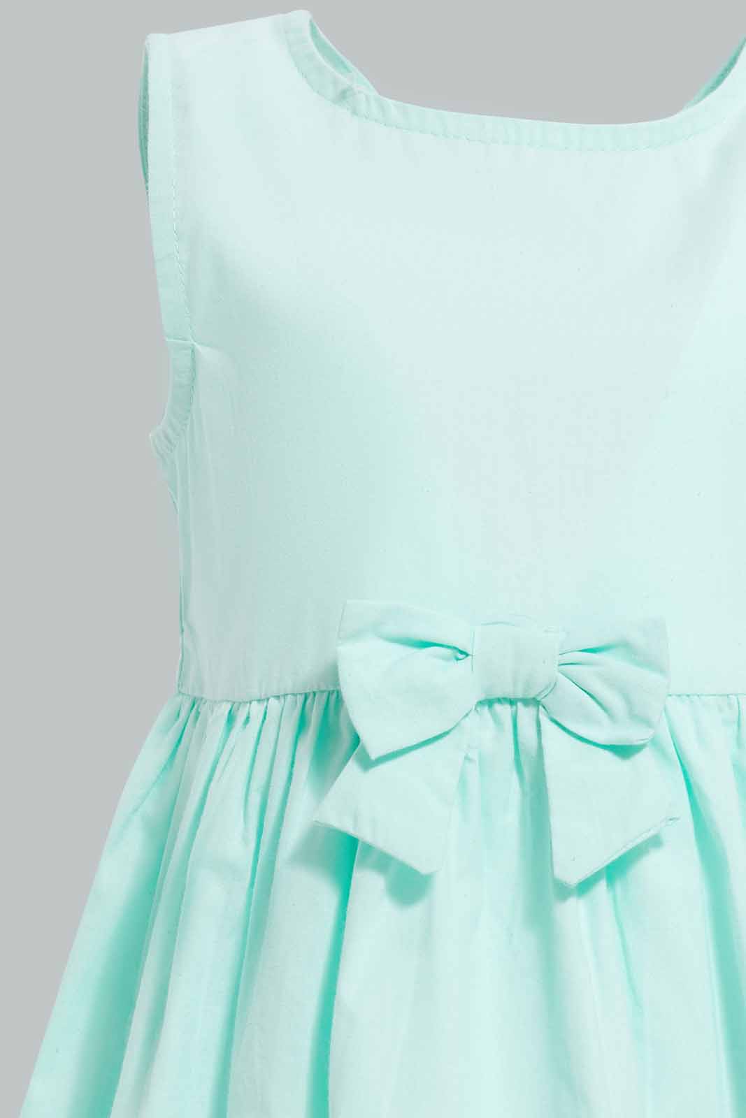 Redtag-Mint-Solid-Sleeveless-Dress-Category:Dresses,-Colour:Mint,-Deals:New-In,-Filter:Infant-Girls-(3-to-24-Mths),-ING-Dresses,-New-In-ING-APL,-Non-Sale,-Section:Girls-(0-to-14Yrs),-VLM,-W22O-Infant-Girls-3 to 24 Months