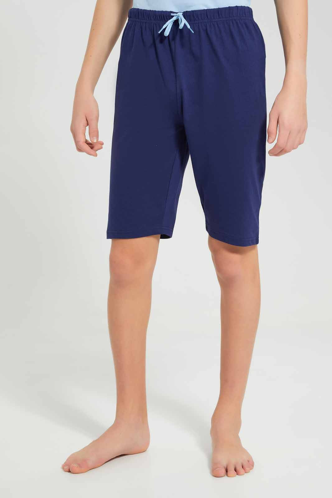 Redtag-Navy-Brooklyn-Urban-Nightsuit-BSR-Pyjama-Sets,-Category:Pyjama-Sets,-Colour:Navy,-Deals:3-For-90,-Deals:New-In,-Filter:Senior-Boys-(8-to-14-Yrs),-New-In-BSR-APL,-Section:Boys-(0-to-14Yrs),-W22O-Senior-Boys-9 to 14 Years