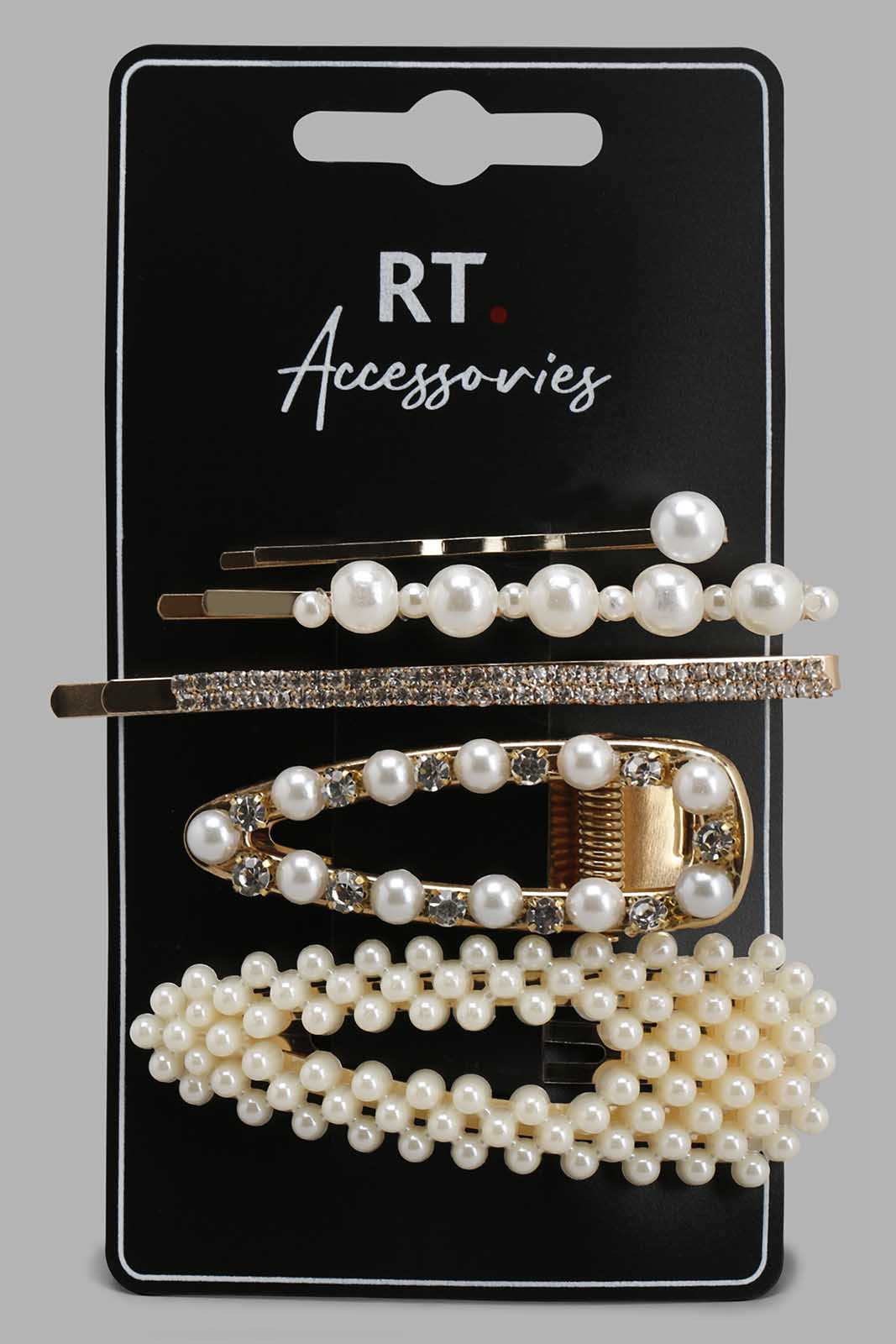 Redtag-Assorted-Hair-Clips-Category:Hair-Accessories,-Colour:Assorted,-Filter:Women's-Accessories,-LEC-Hair-Accessories,-New-In,-New-In-Women-ACC,-Non-Sale,-Section:Women,-W22A-Women-