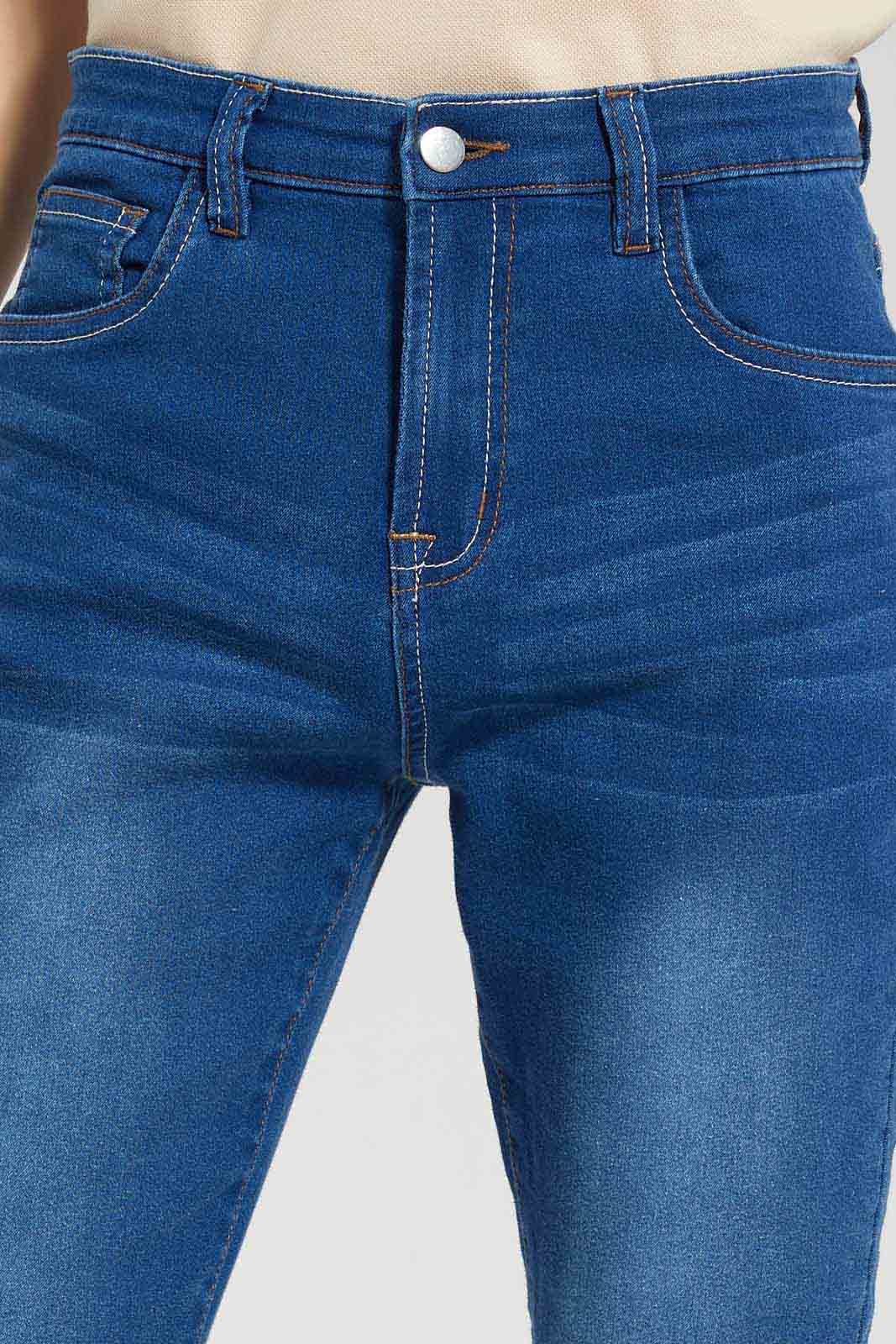 Redtag-Blue-Skinny-Fit-Jeans-BSR-Jeans,-Category:Jeans,-Colour:Blue,-Deals:New-In,-Filter:Senior-Boys-(8-to-14-Yrs),-FIT-WALL-(FTW),-New-In-BSR-APL,-Non-Sale,-Section:Boys-(0-to-14Yrs),-W22O-Senior-Boys-9 to 14 Years