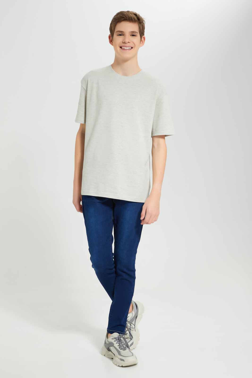 Redtag-Dark-Wash-Skinny-Fit-Jeans-BSR-Jeans,-Category:Jeans,-Colour:Dark-Wash,-Deals:New-In,-Filter:Senior-Boys-(8-to-14-Yrs),-FIT-WALL-(FTW),-New-In-BSR-APL,-Non-Sale,-Section:Boys-(0-to-14Yrs),-W22O-Senior-Boys-9 to 14 Years