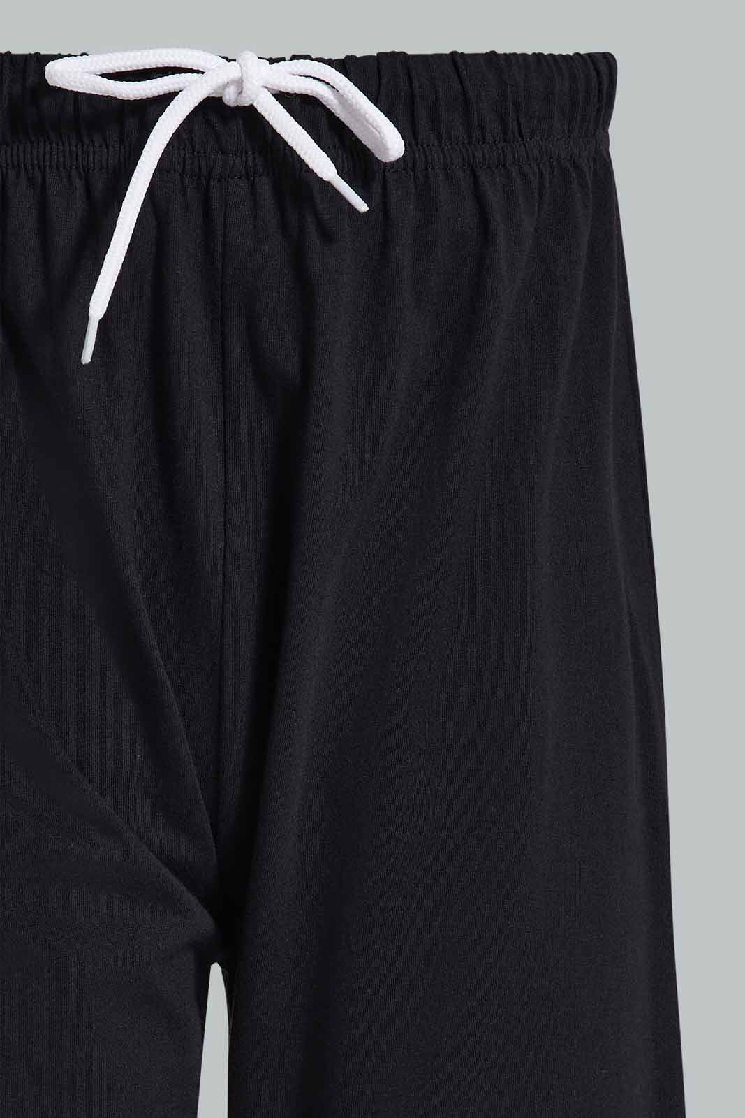 Redtag-Black-Basketball-Nightsuit-BSR-Pyjama-Sets,-Category:Pyjama-Sets,-Colour:Black,-Deals:New-In,-Filter:Senior-Boys-(8-to-14-Yrs),-New-In-BSR-APL,-Non-Sale,-Section:Boys-(0-to-14Yrs),-W22O-Senior-Boys-