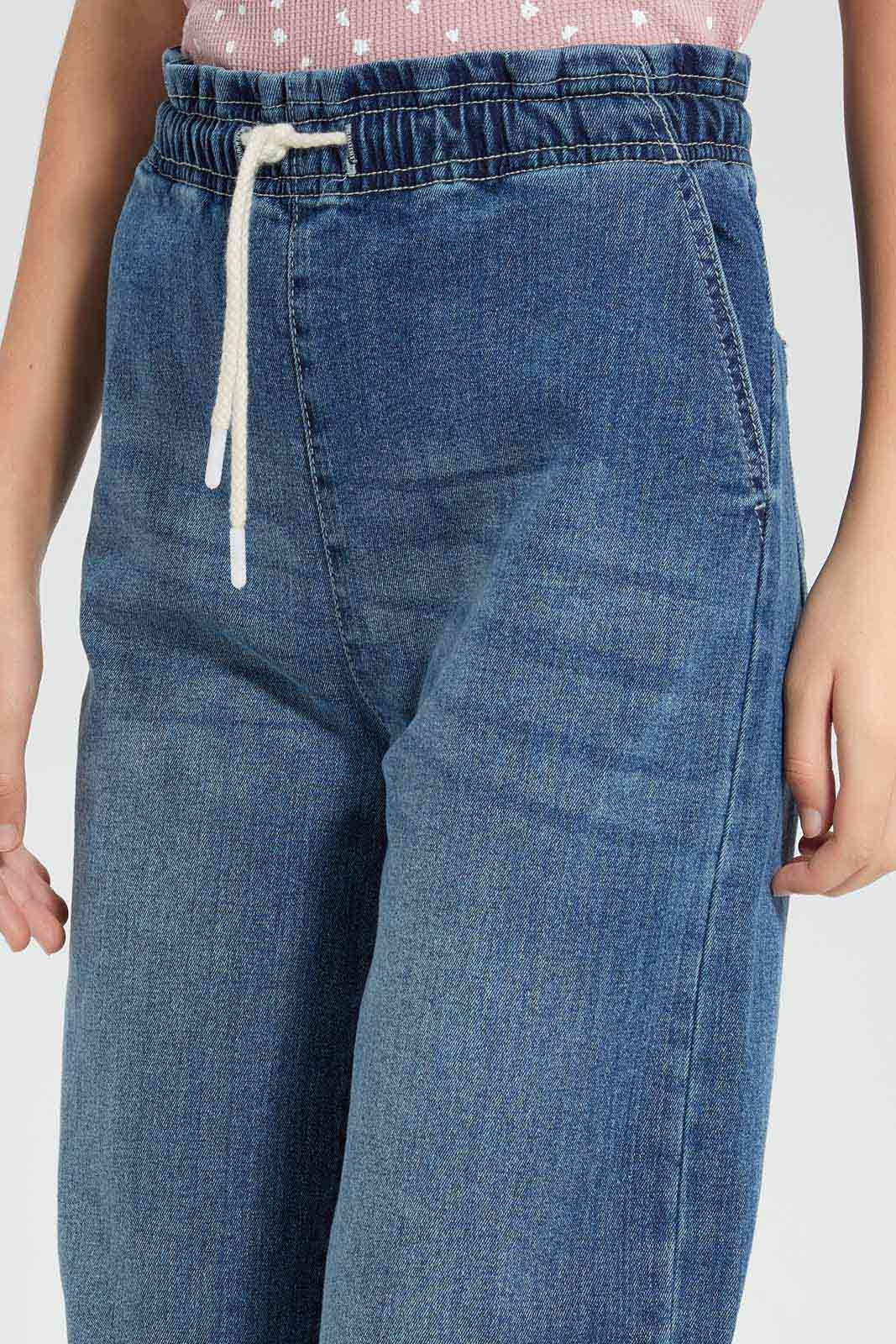 Redtag-DK-Wash-Denim-Culottes-Category:Jeggings,-Colour:Light-Wash,-Deals:New-In,-Filter:Senior-Girls-(9-to-14-Yrs),-FIT-WALL-(FTW),-GSR-Jeggings,-New-In-GSR-APL,-Non-Sale,-Section:Girls-(0-to-14Yrs),-W22O-Senior-Girls-9 to 14 Years