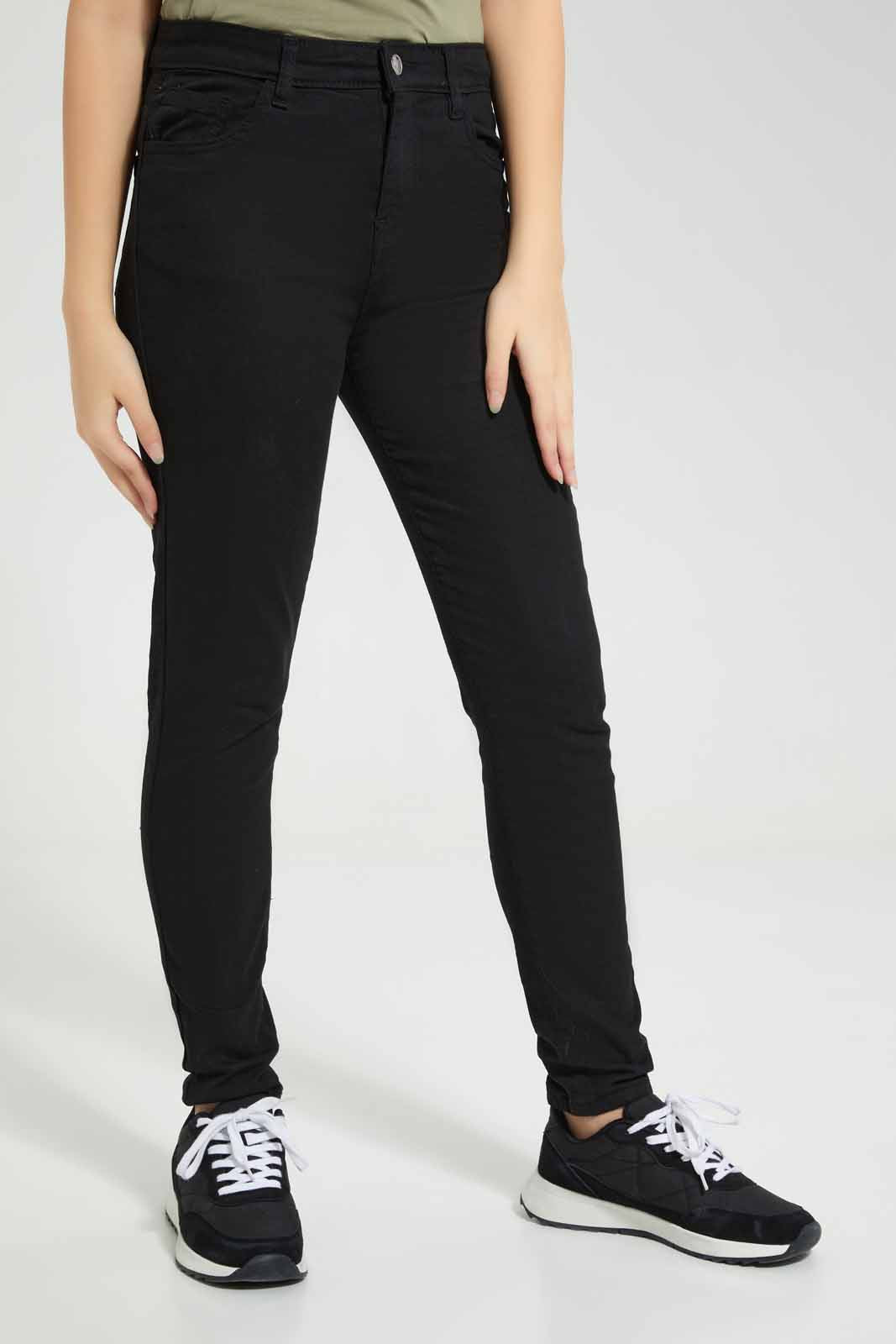 Redtag-Black-Skinny-Category:Jeans,-Colour:Black,-Deals:New-In,-Filter:Senior-Girls-(8-to-14-Yrs),-FIT-WALL-(FTW),-GSR-Jeans,-New-In-GSR-APL,-Non-Sale,-Section:Girls-(0-to-14Yrs),-W22O-Senior-Girls-9 to 14 Years