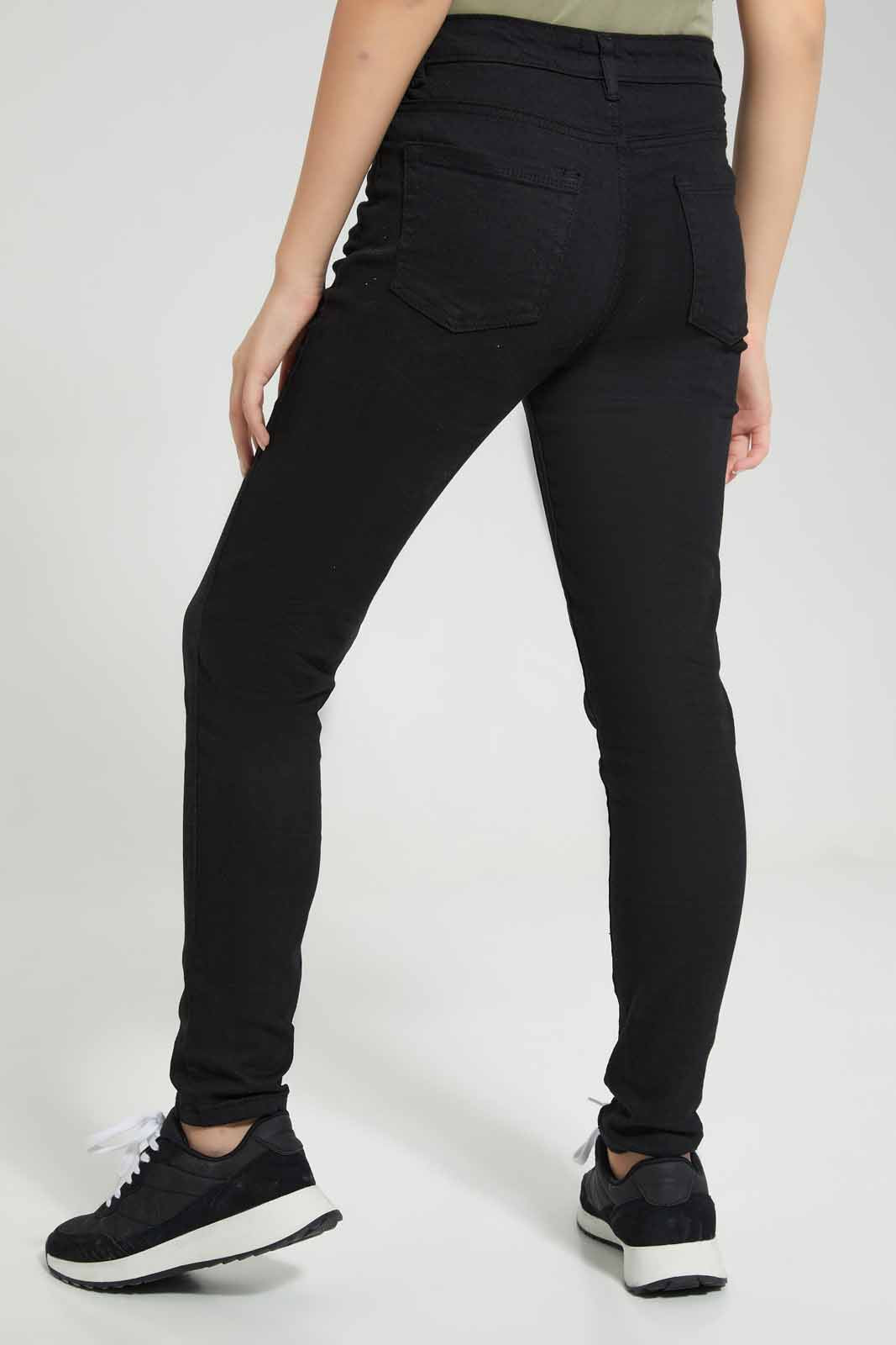 Redtag-Black-Skinny-Category:Jeans,-Colour:Black,-Deals:New-In,-Filter:Senior-Girls-(8-to-14-Yrs),-FIT-WALL-(FTW),-GSR-Jeans,-New-In-GSR-APL,-Non-Sale,-Section:Girls-(0-to-14Yrs),-W22O-Senior-Girls-9 to 14 Years