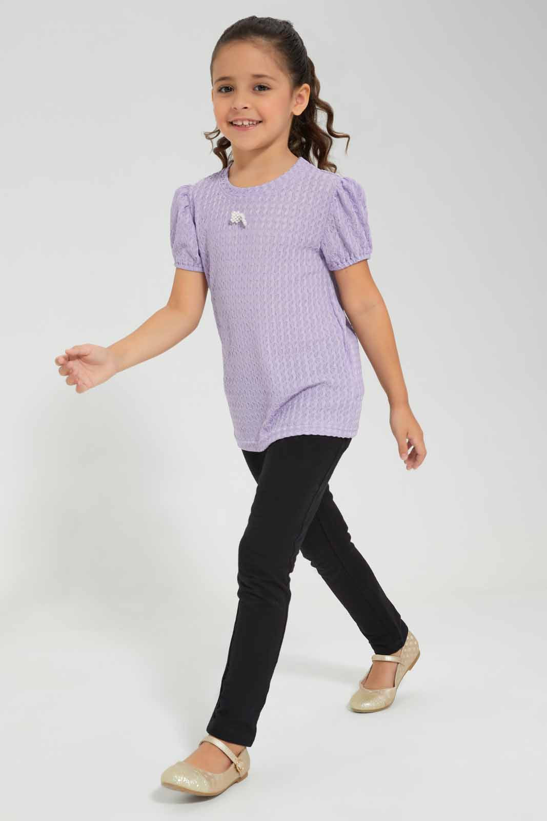 Redtag-Purple-Knitted-Blouse-Category:Blouses,-Colour:Purple,-Deals:New-In,-Filter:Girls-(2-to-8-Yrs),-GIR-Blouses,-New-In-GIR-APL,-Non-Sale,-Section:Girls-(0-to-14Yrs),-W22O-Girls-2 to 8 Years