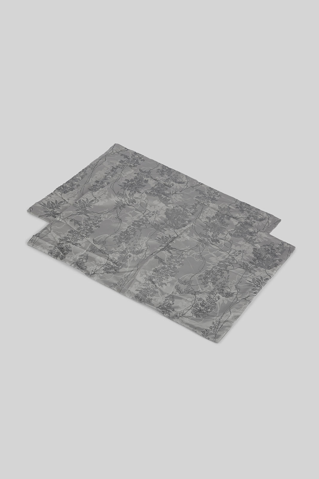 Redtag-Grey-7Pc-Floral-Jacquard-Comforter-Set-(King-Size)-Category:Comforters,-Colour:Grey,-Deals:New-In,-Dept:Home,-Filter:Home-Bedroom,-HMW-BED-Comforters,-New-In-HMW-BED,-Non-Sale,-Section:Homewares,-W22A-Home-Bedroom-