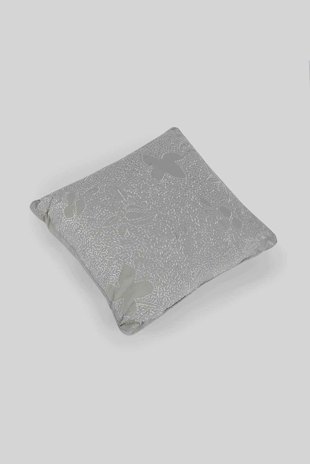 Redtag-Grey-7Pc-Floral-Jacquard-Comforter-Set-(King-Size)-Category:Comforters,-Colour:Grey,-Deals:New-In,-Dept:Home,-Filter:Home-Bedroom,-HMW-BED-Comforters,-New-In-HMW-BED,-Non-Sale,-Section:Homewares,-W22A-Home-Bedroom-