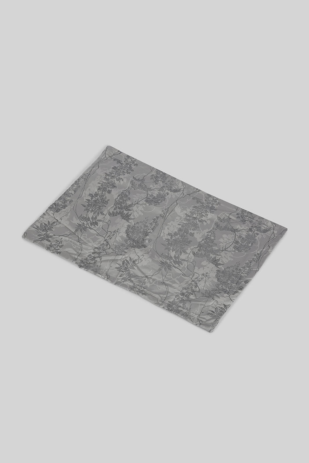 Redtag-Grey-7Pc-Floral-Jacquard-Comforter-Set-(King-Size)-Category:Comforters,-Colour:Grey,-Deals:New-In,-Dept:Home,-Filter:Home-Bedroom,-HMW-BED-Comforters,-New-In-HMW-BED,-Non-Sale,-Section:Homewares,-W22A-Home-Bedroom-