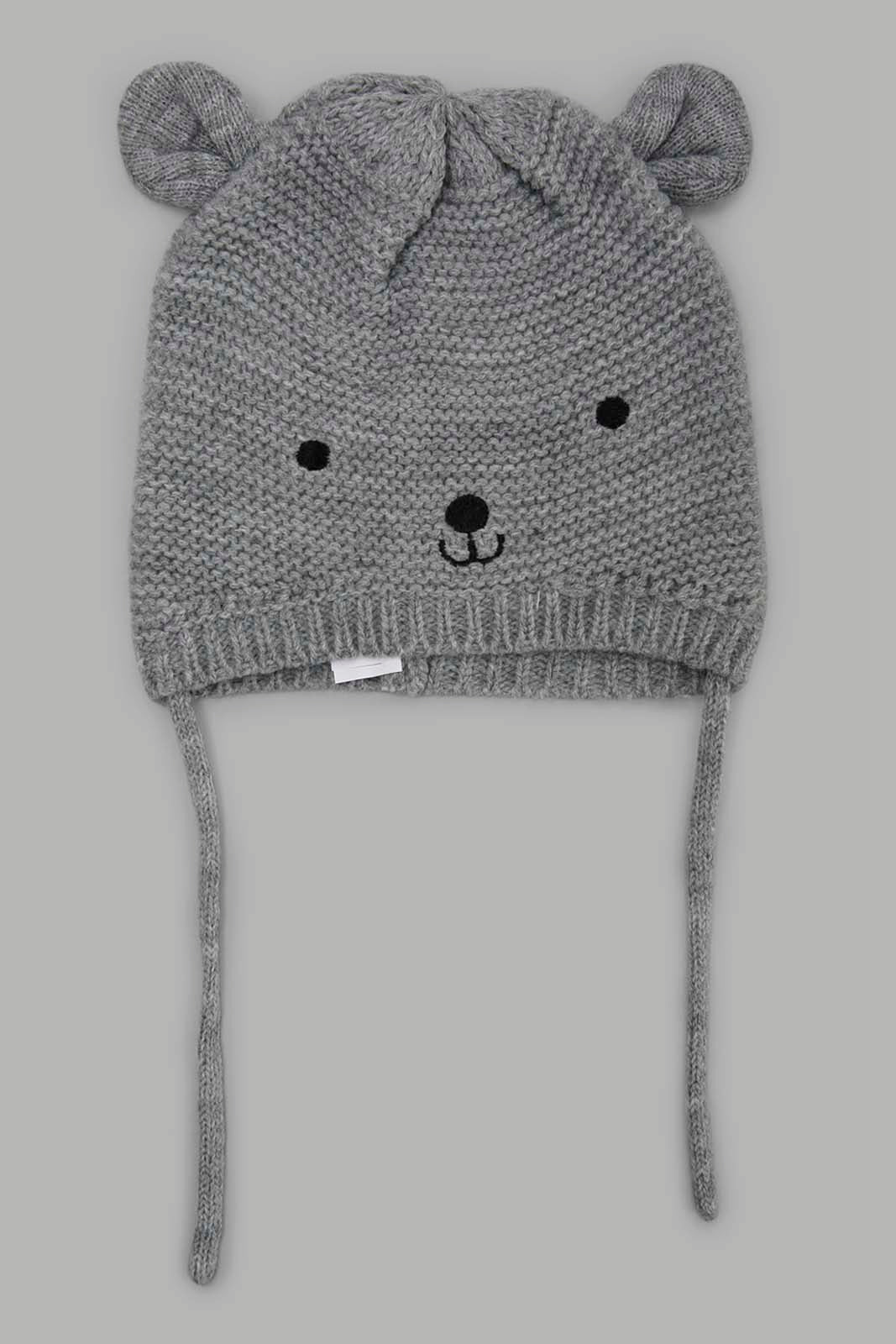Redtag-Assorted-Grey-And-Navy-Charcater-Knitted-Cap-Set-Of-2-BOY-Knitted-Accessories,-Category:Knitted-Accessories,-Colour:Assorted,-Filter:Boys-Accessories,-New-In,-New-In-BOY-ACC,-Non-Sale,-Section:Boys-(0-to-14Yrs),-W22A-Boys-