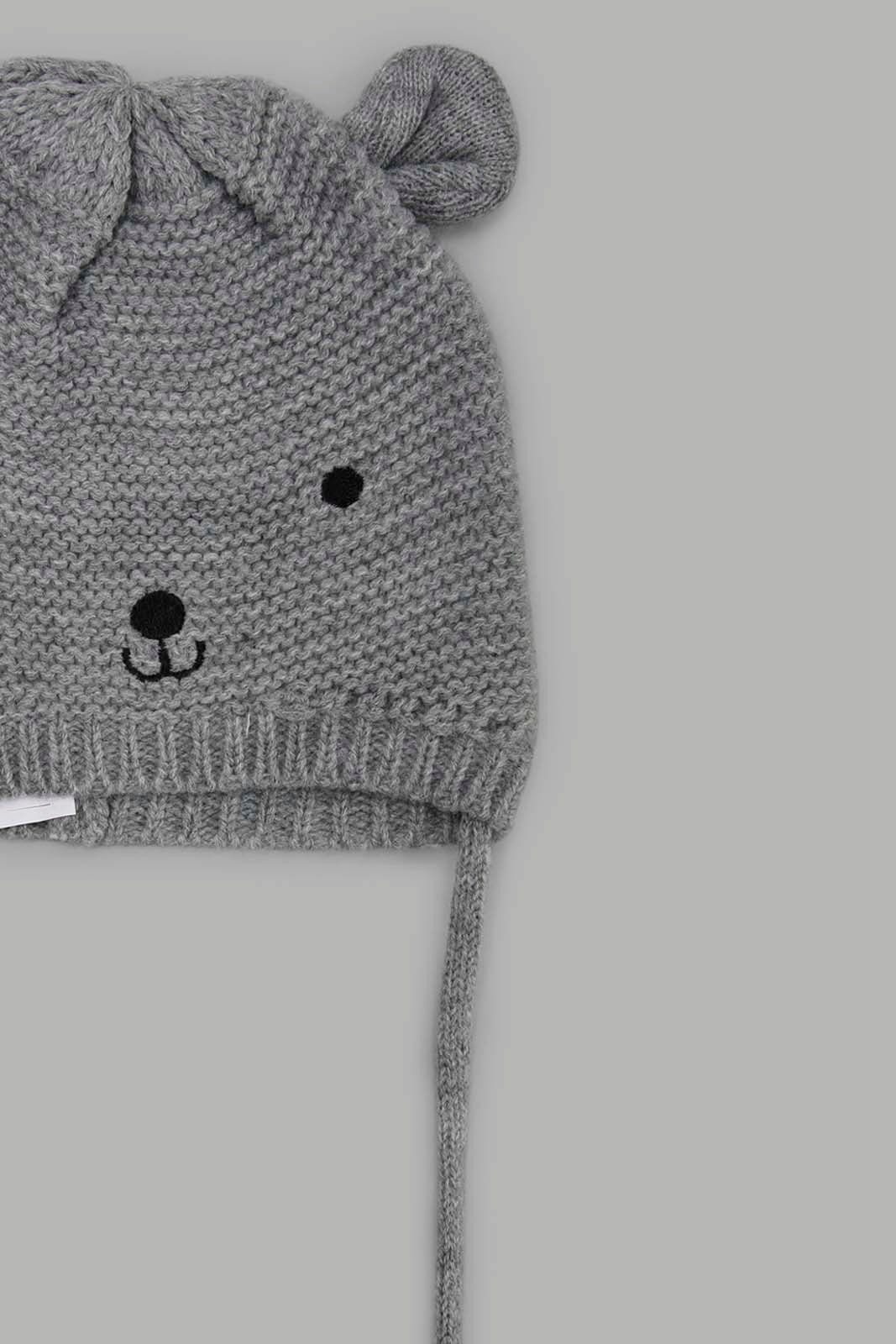 Redtag-Assorted-Grey-And-Navy-Charcater-Knitted-Cap-Set-Of-2-BOY-Knitted-Accessories,-Category:Knitted-Accessories,-Colour:Assorted,-Filter:Boys-Accessories,-New-In,-New-In-BOY-ACC,-Non-Sale,-Section:Boys-(0-to-14Yrs),-W22A-Boys-