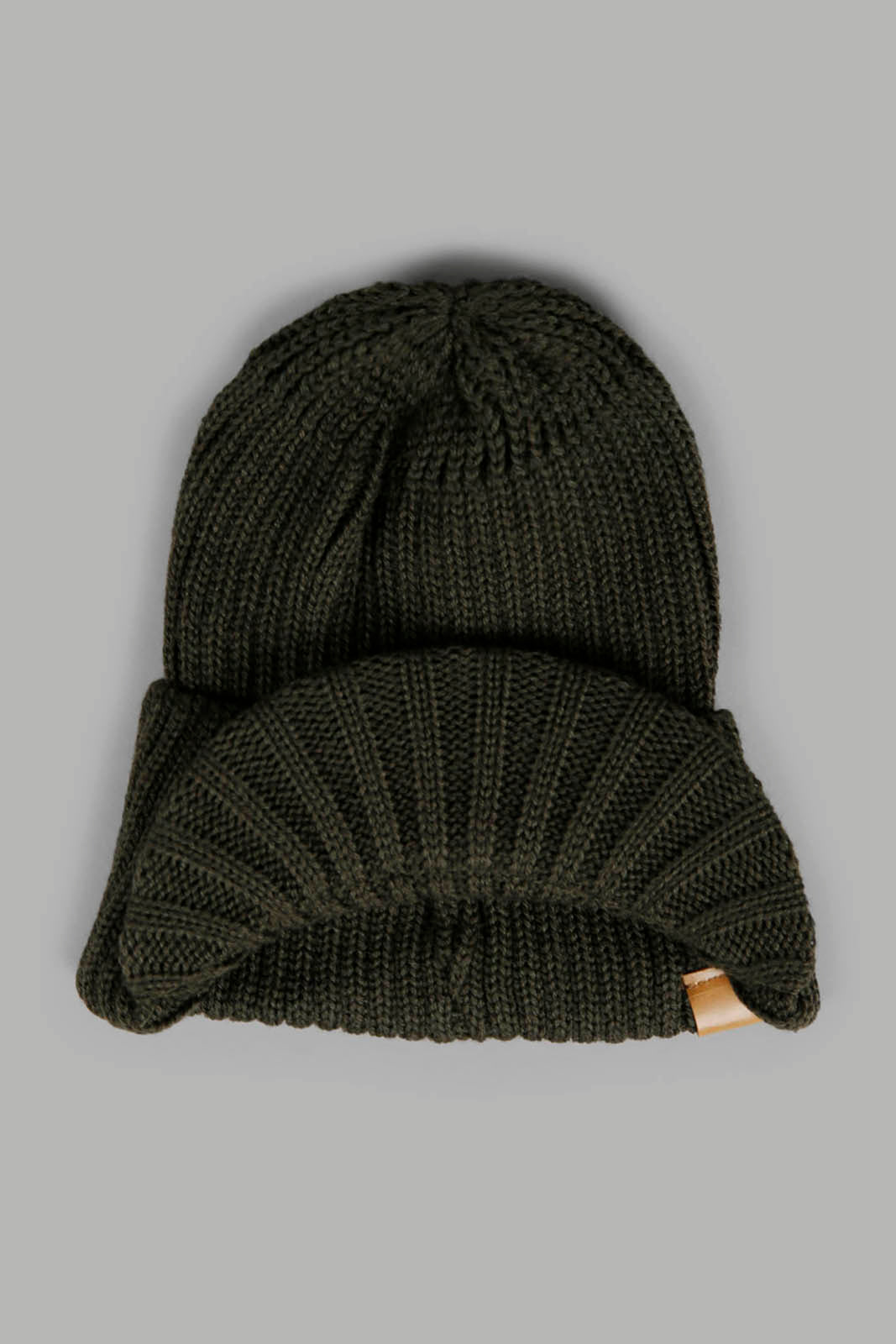 Redtag-Navy-And-Oilve-Charcater-Knitted-Cap-Set-Of-2-BOY-Knitted-Accessories,-Category:Knitted-Accessories,-Colour:Assorted,-Filter:Boys-Accessories,-New-In,-New-In-BOY-ACC,-Non-Sale,-Section:Boys-(0-to-14Yrs),-W22A-Boys-
