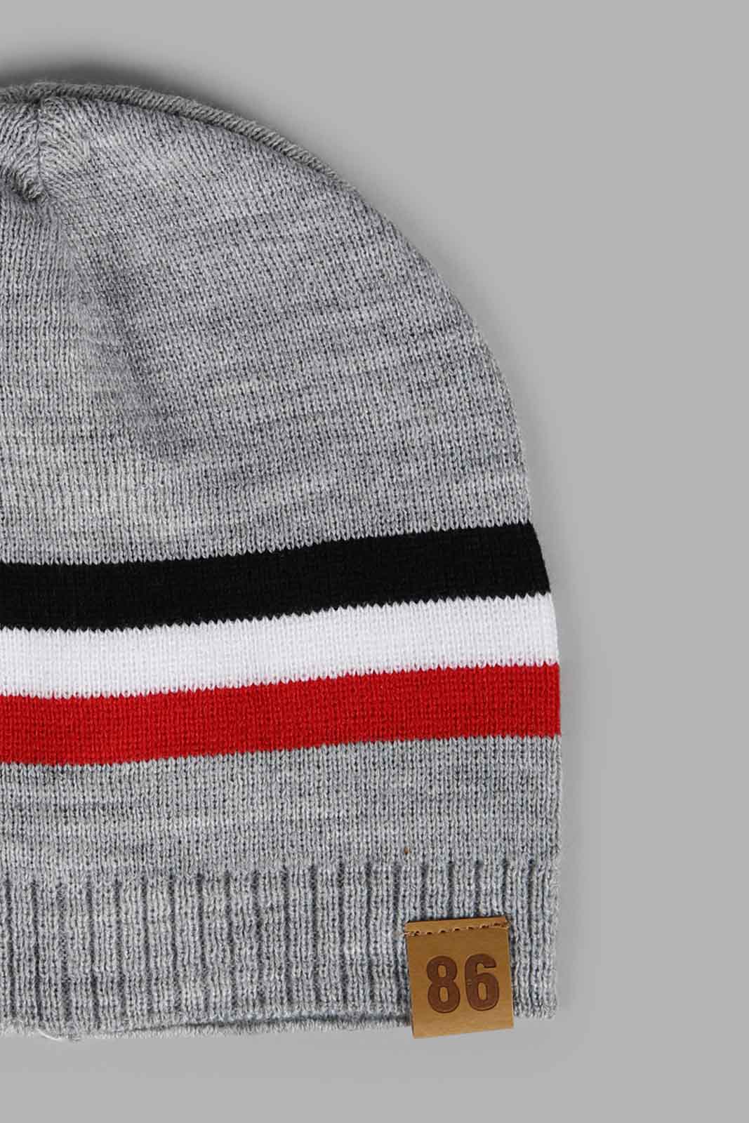 Redtag-Multi-Stripe-Knitted-Cap-Set-Of-2-BOY-Knitted-Accessories,-Category:Knitted-Accessories,-Colour:Assorted,-Filter:Boys-Accessories,-New-In,-New-In-BOY-ACC,-Non-Sale,-Section:Boys-(0-to-14Yrs),-W22A-Boys-