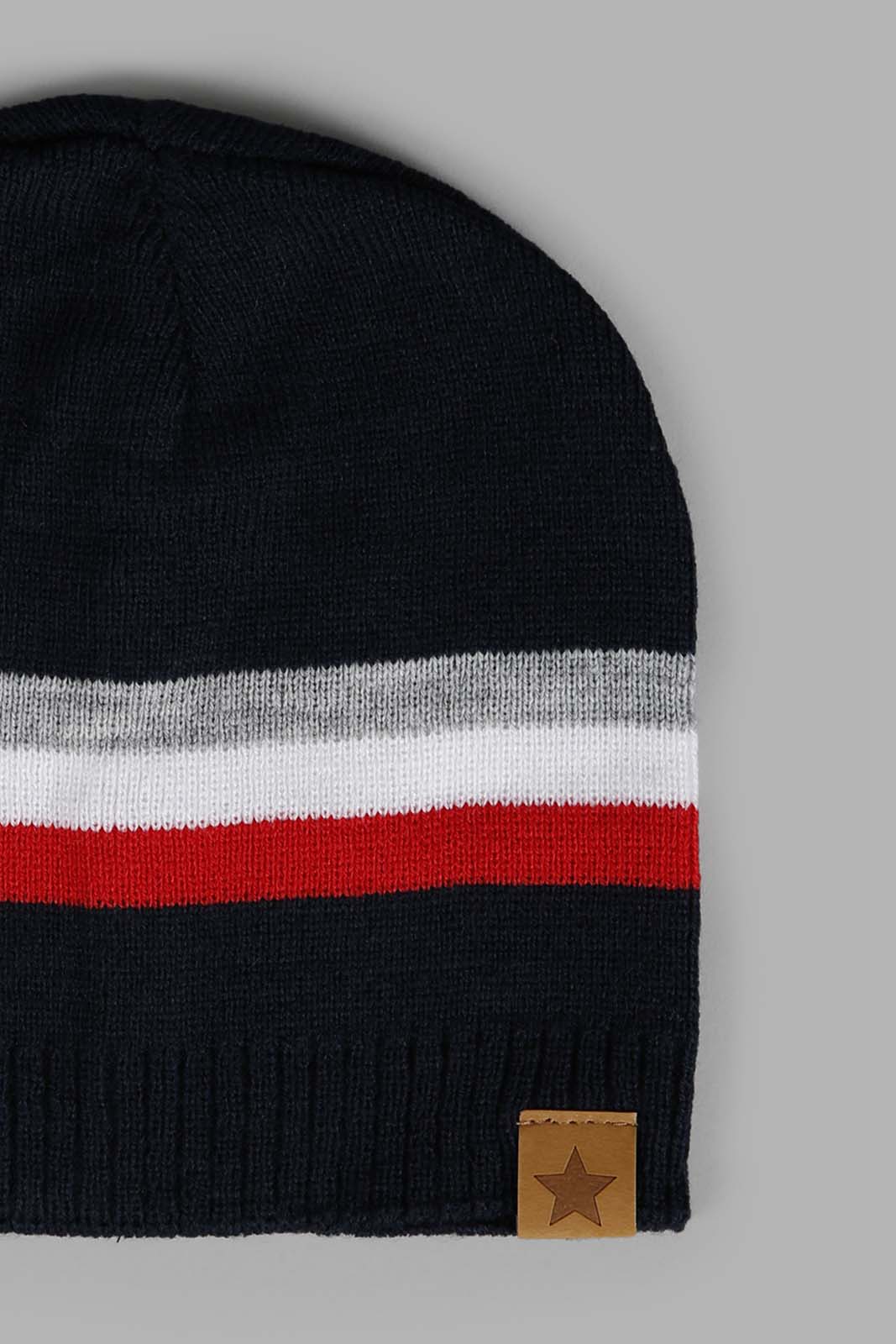 Redtag-Multi-Stripe-Knitted-Cap-Set-Of-2-BOY-Knitted-Accessories,-Category:Knitted-Accessories,-Colour:Assorted,-Filter:Boys-Accessories,-New-In,-New-In-BOY-ACC,-Non-Sale,-Section:Boys-(0-to-14Yrs),-W22A-Boys-