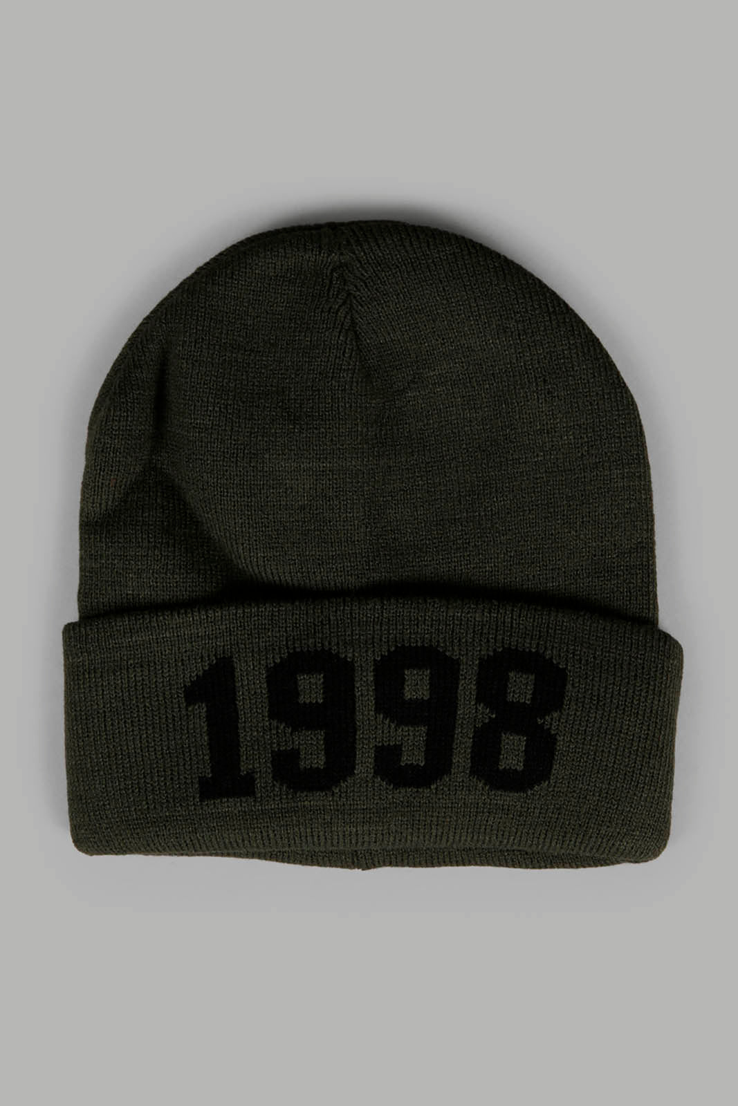 Redtag-Olive-And-Black-Charcater-Knitted-Cap-Set-Of-2-BOY-Knitted-Accessories,-Category:Knitted-Accessories,-Colour:Assorted,-Filter:Boys-Accessories,-New-In,-New-In-BOY-ACC,-Non-Sale,-Section:Boys-(0-to-14Yrs),-W22A-Boys-