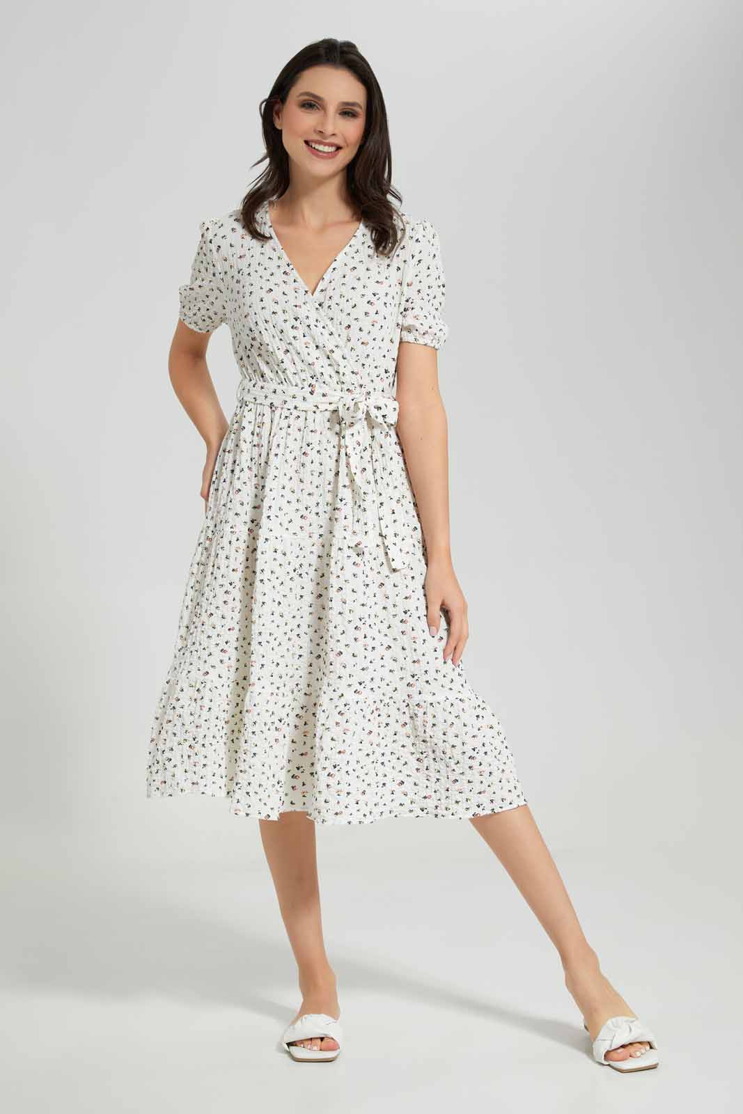 Redtag-Assorted-Tiered-Long-Dress-Category:Dresses,-Colour:Assorted,-Deals:New-In,-Filter:Women's-Clothing,-New-In-Women-APL,-Non-Sale,-Section:Women,-W22A,-Women-Dresses-Women's-