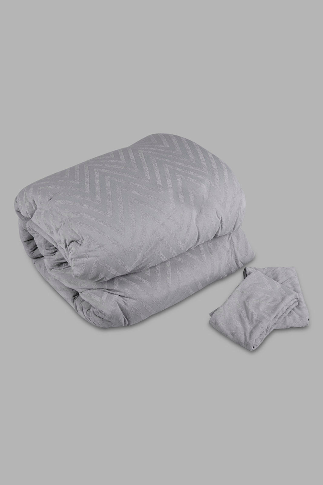 Redtag-Grey-3-Pc-Jersey-Comforter-Set-(Double-Size)-Category:Comforters,-Colour:Grey,-Deals:New-In,-Filter:Home-Bedroom,-HMW-BED-Comforters,-New-In-HMW-BED,-Non-Sale,-Section:Homewares,-W22A-Home-Bedroom-