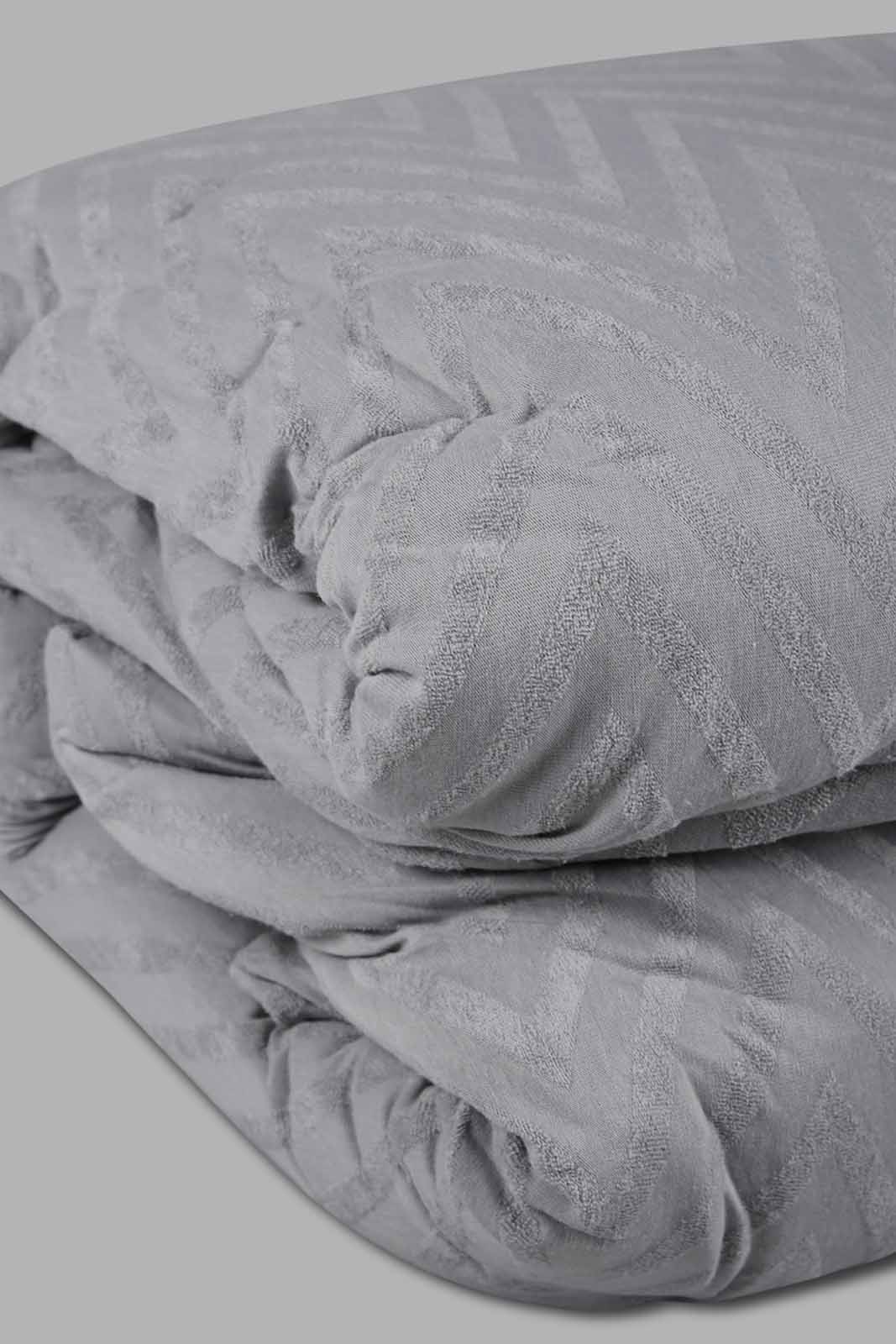 Redtag-Grey-3-Pc-Jersey-Comforter-Set-(Double-Size)-Category:Comforters,-Colour:Grey,-Deals:New-In,-Filter:Home-Bedroom,-HMW-BED-Comforters,-New-In-HMW-BED,-Non-Sale,-Section:Homewares,-W22A-Home-Bedroom-