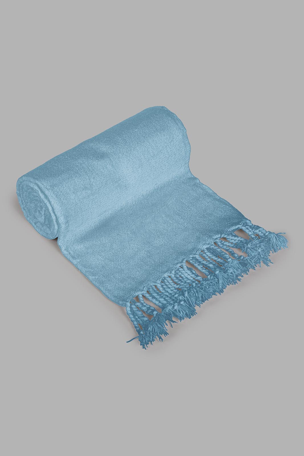 Redtag-Teal-Chenille-Throw-With-Gold-Metallic-Yarn-Category:Throws,-Colour:Teal,-Deals:New-In,-Filter:Home-Bedroom,-HMW-BED-Throws,-New-In-HMW-BED,-Non-Sale,-Section:Homewares,-W22A-Home-Bedroom-